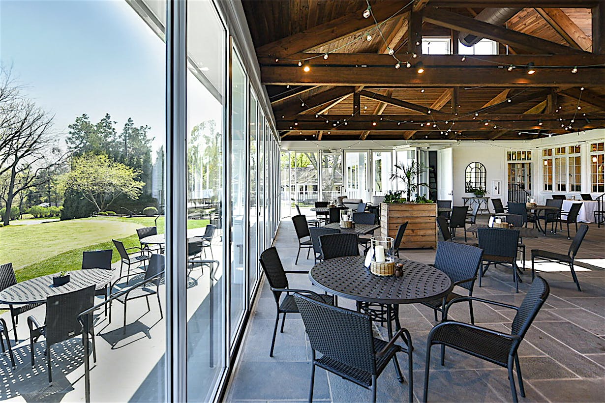 sliding commercial glass doors for restaurants