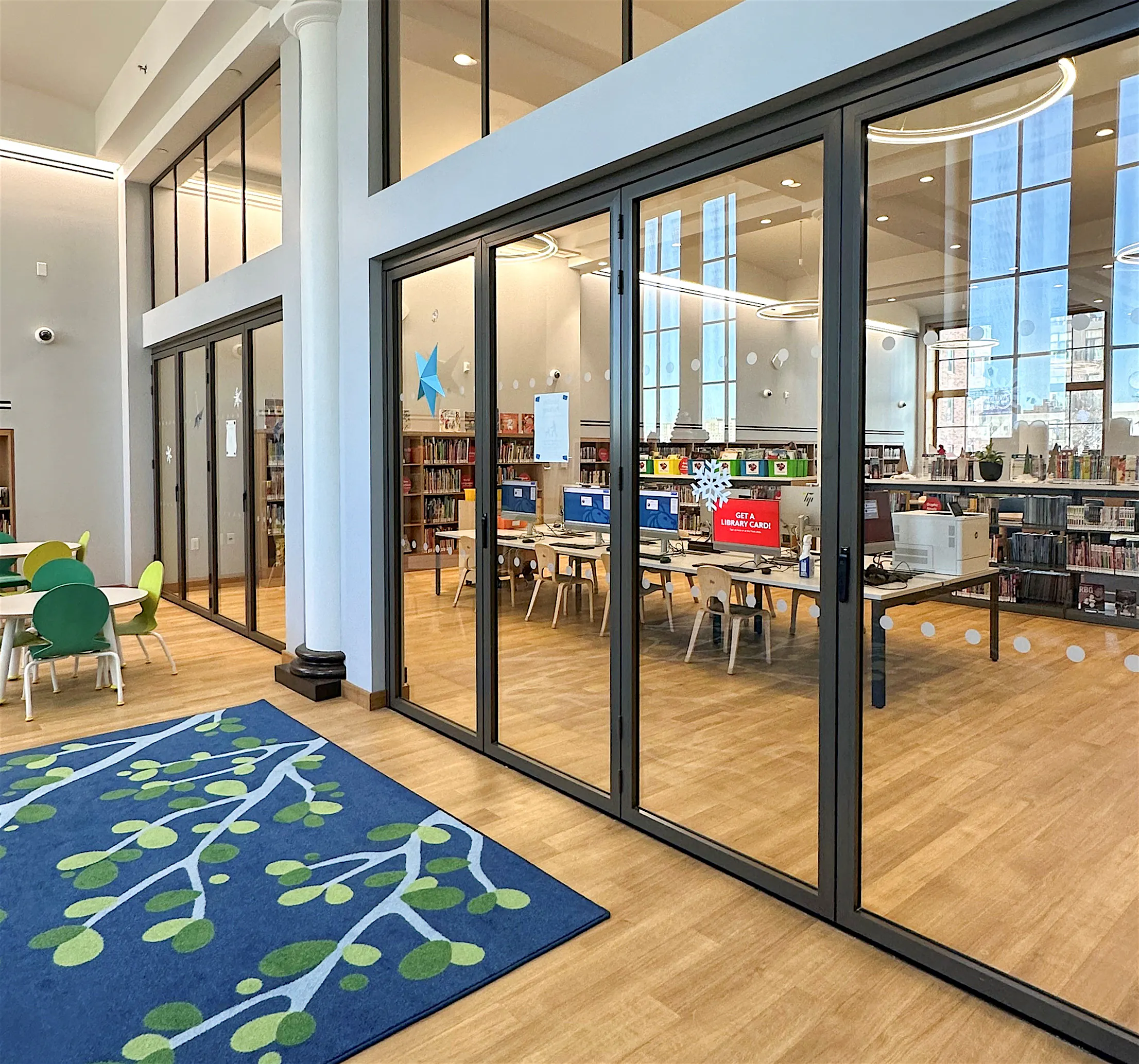 Modernizing Libraries Utilizing Dynamic Operable Glass Wall Systems