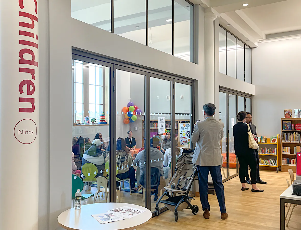 Glass Installation Methods In Library Modernizing Libraries Utilizing Dynamic Operable Glass Wall Systems
