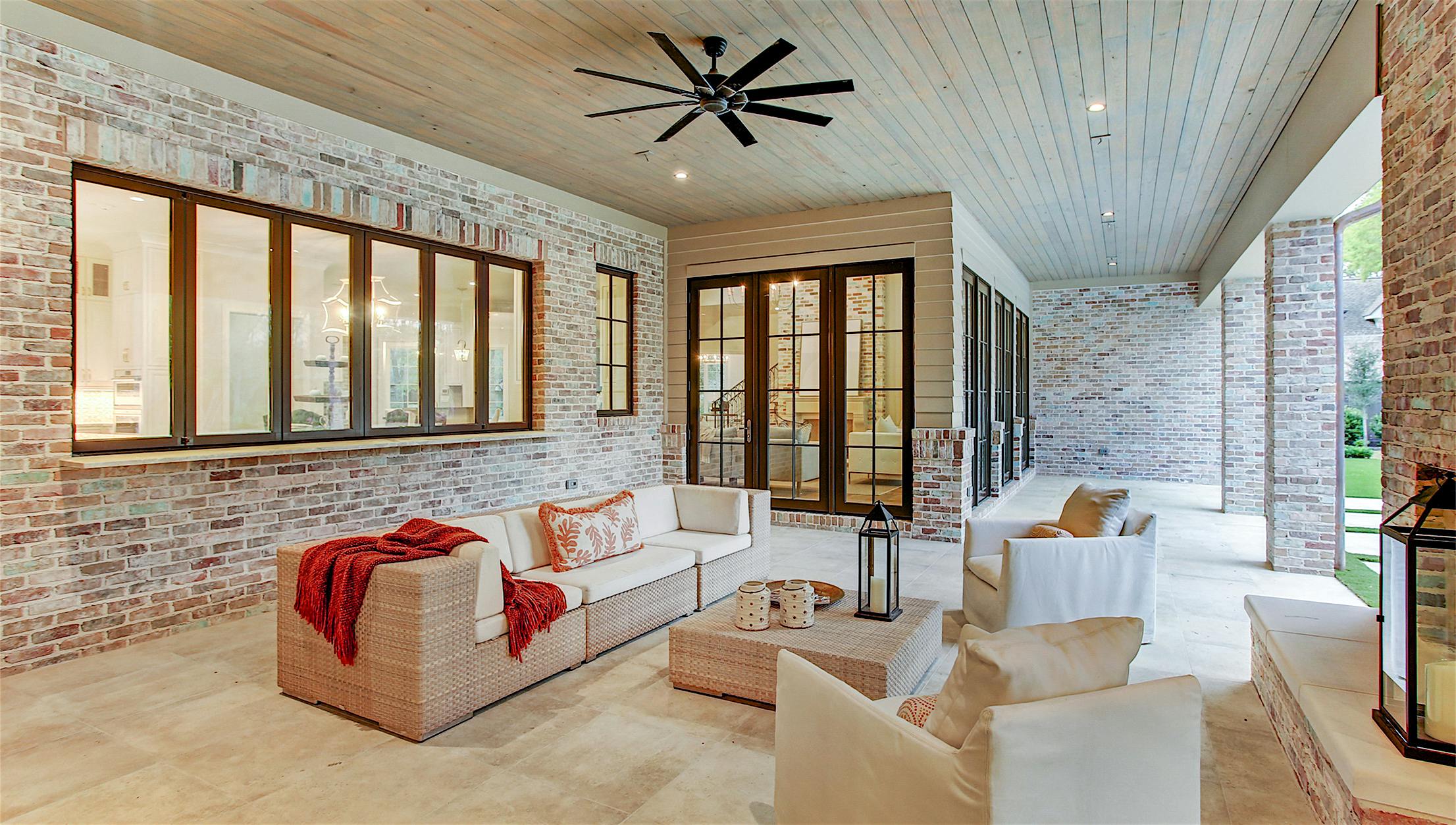 Residential folding glass windows