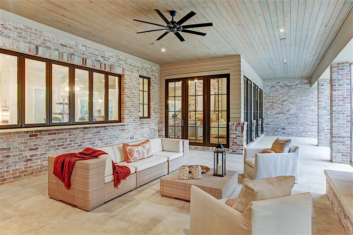 Residential folding glass windows