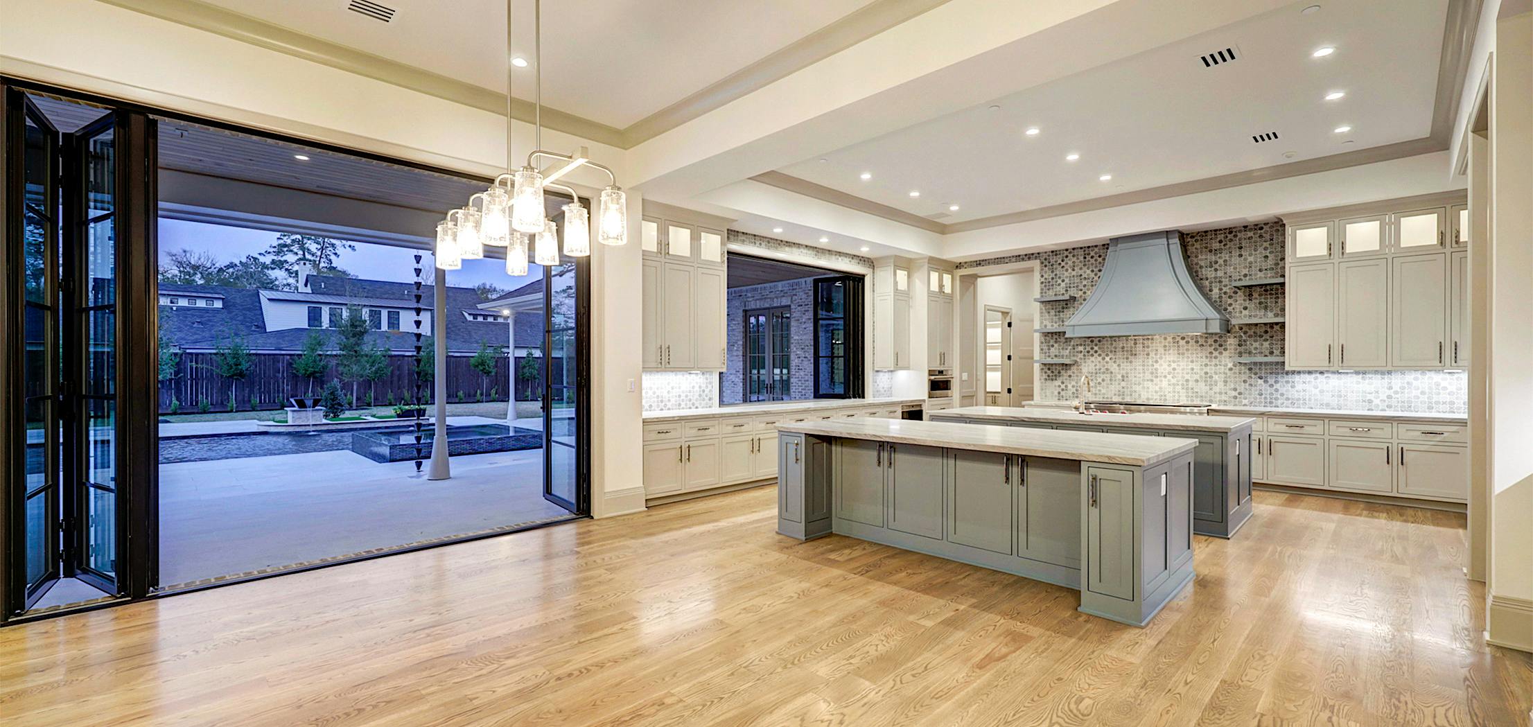 Residential folding window and folding glass doors