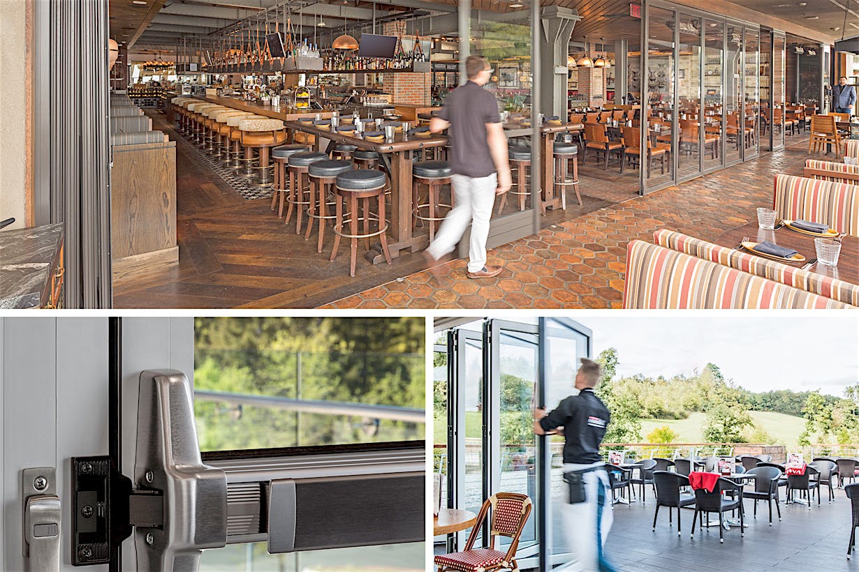 restaurant glass patio doors best for commercial environments
