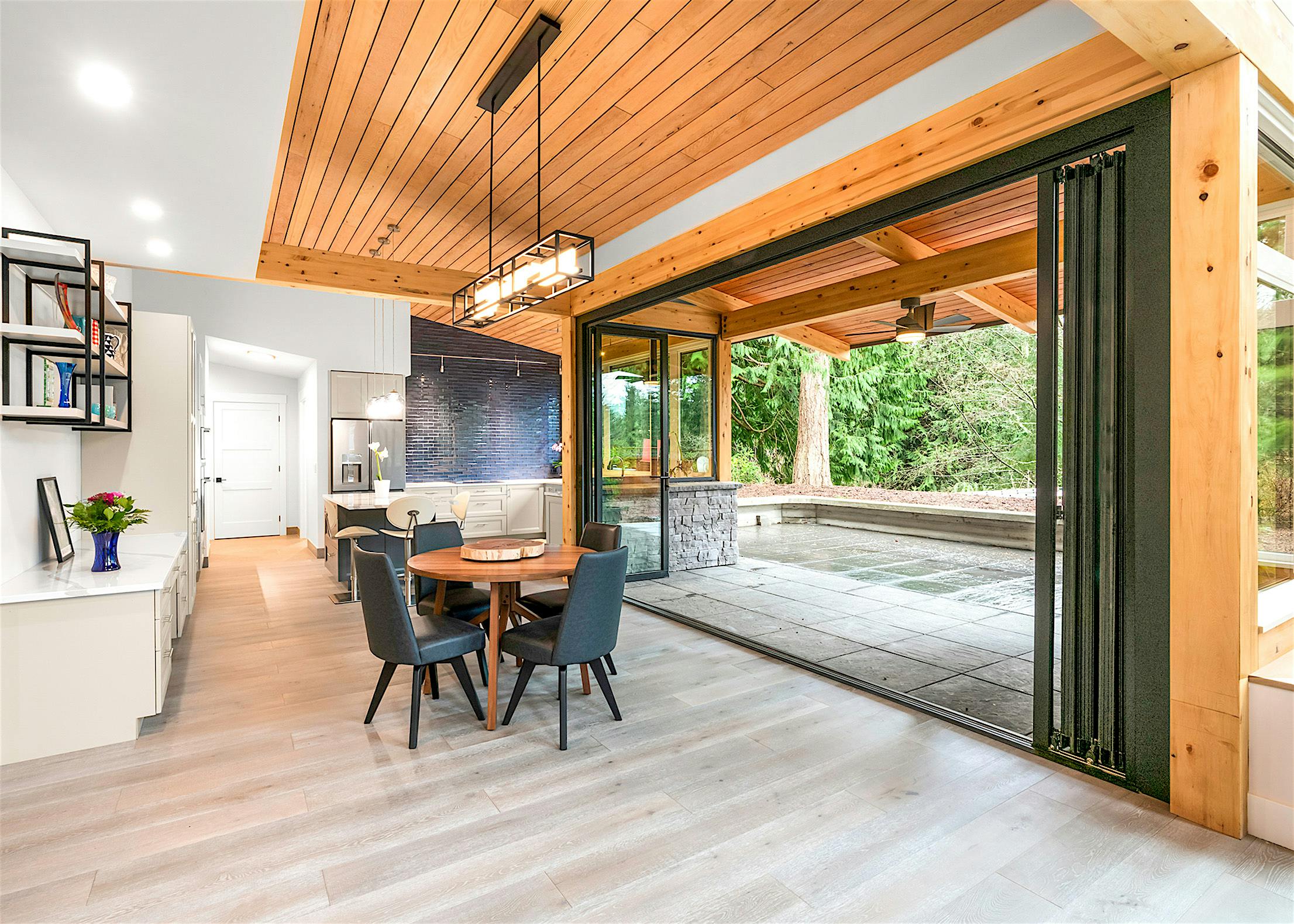 bifolding patio glass door