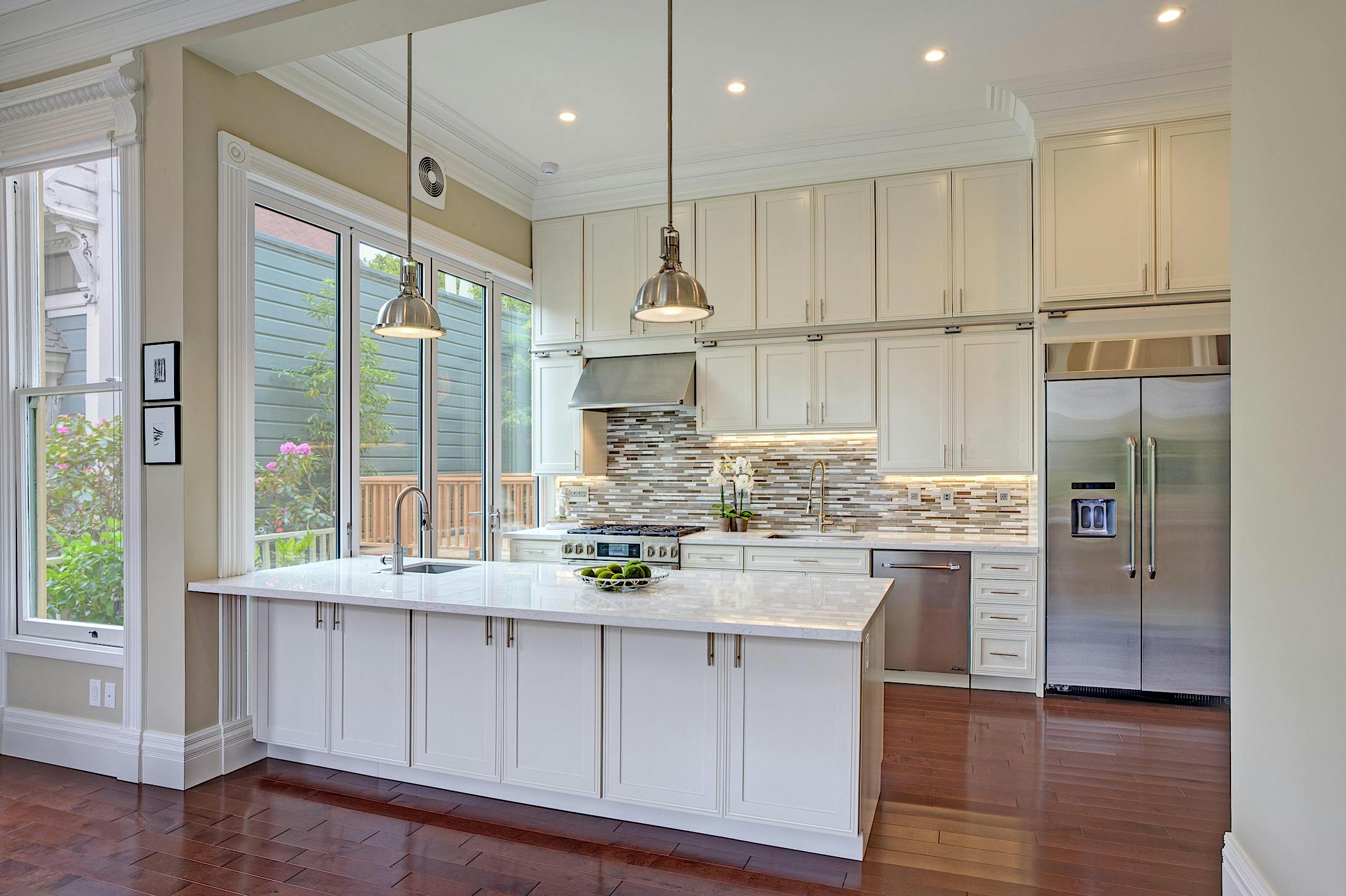 Painted Lady renovation with NanaWall folding glass wall