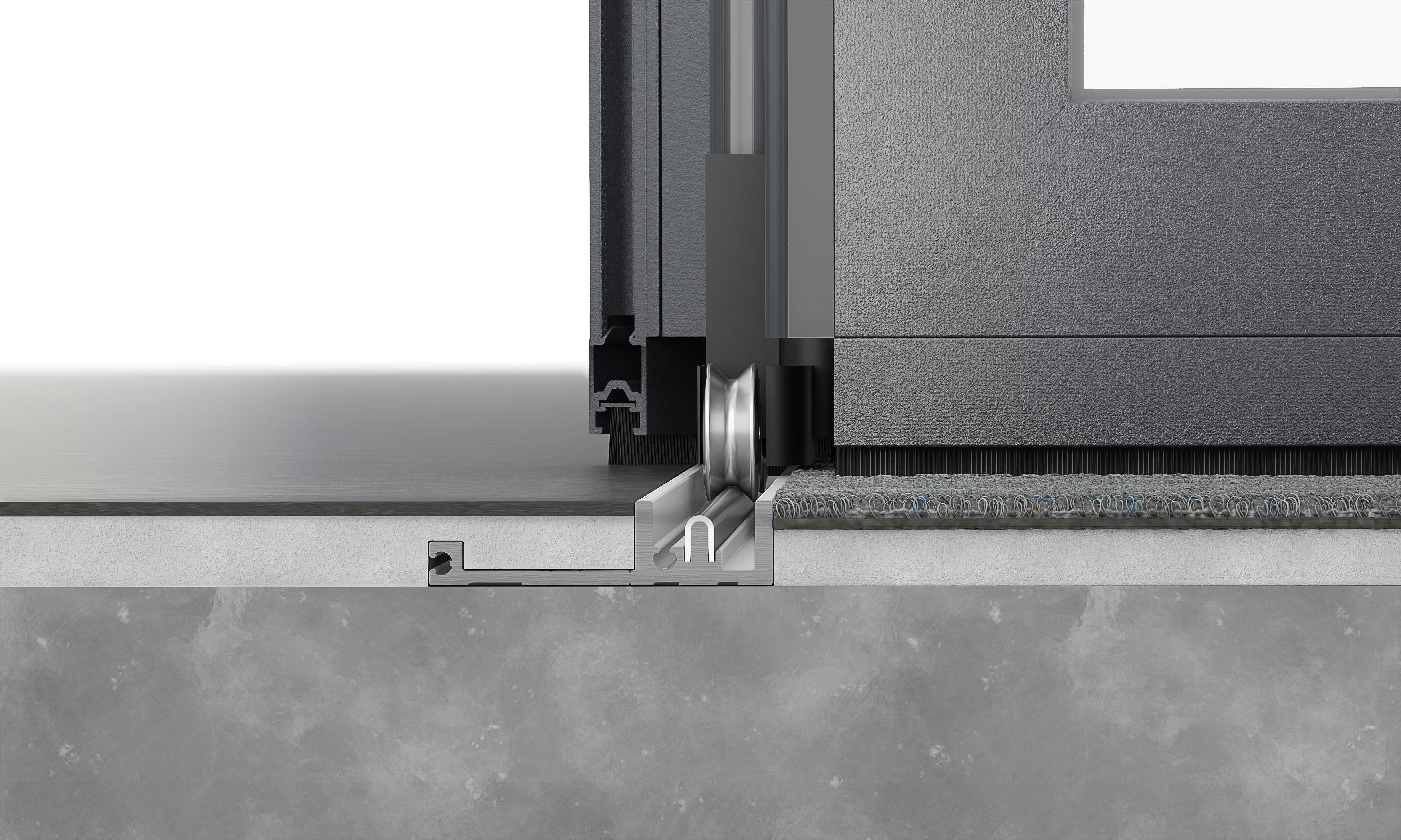 Minimal Surface Mounted Flush Sill for Seamless Integration