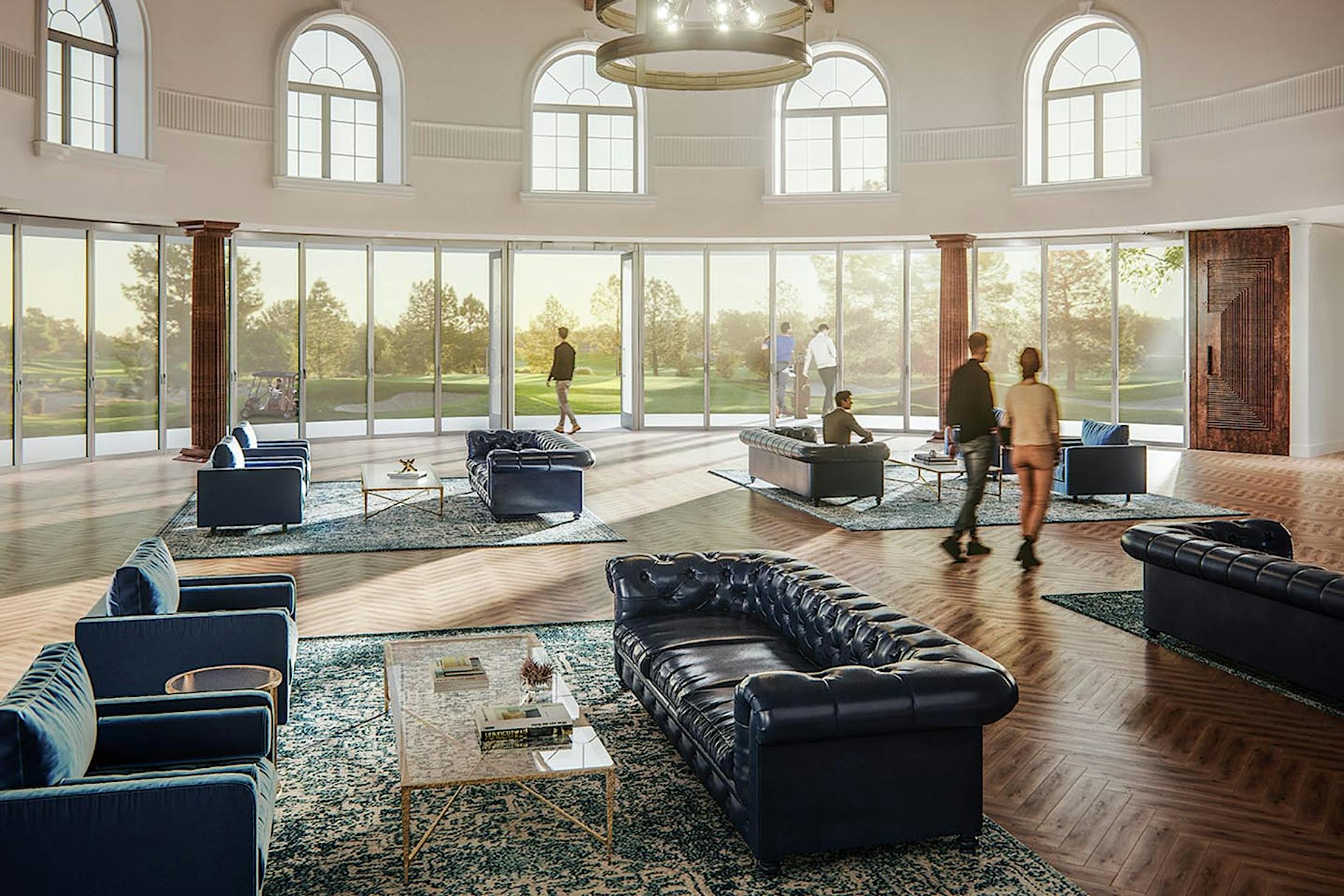 NanaWall opening glass walls in Country Club design