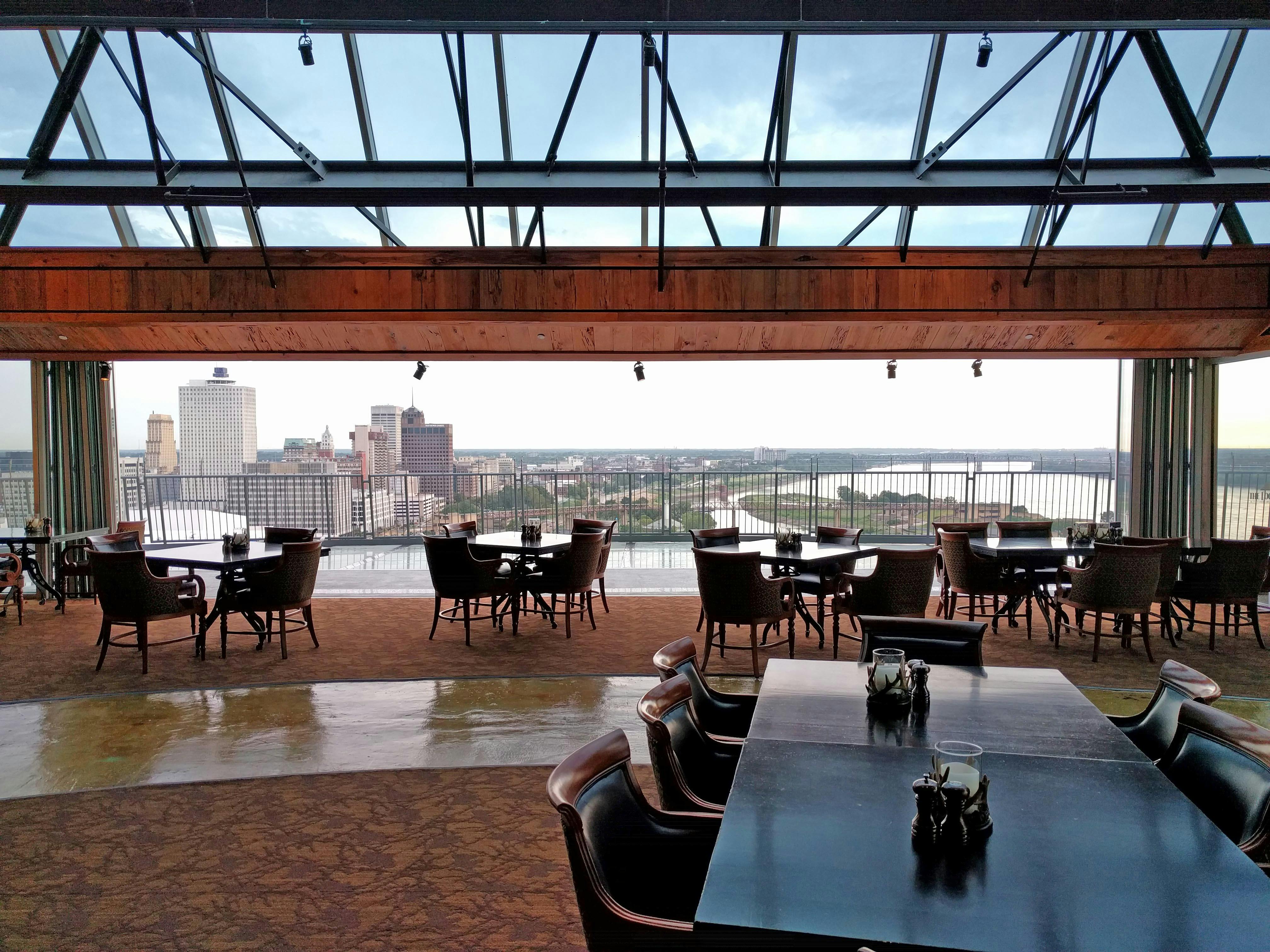 NanaWall SL70 opening glass wall systems at The Lookout Memphis