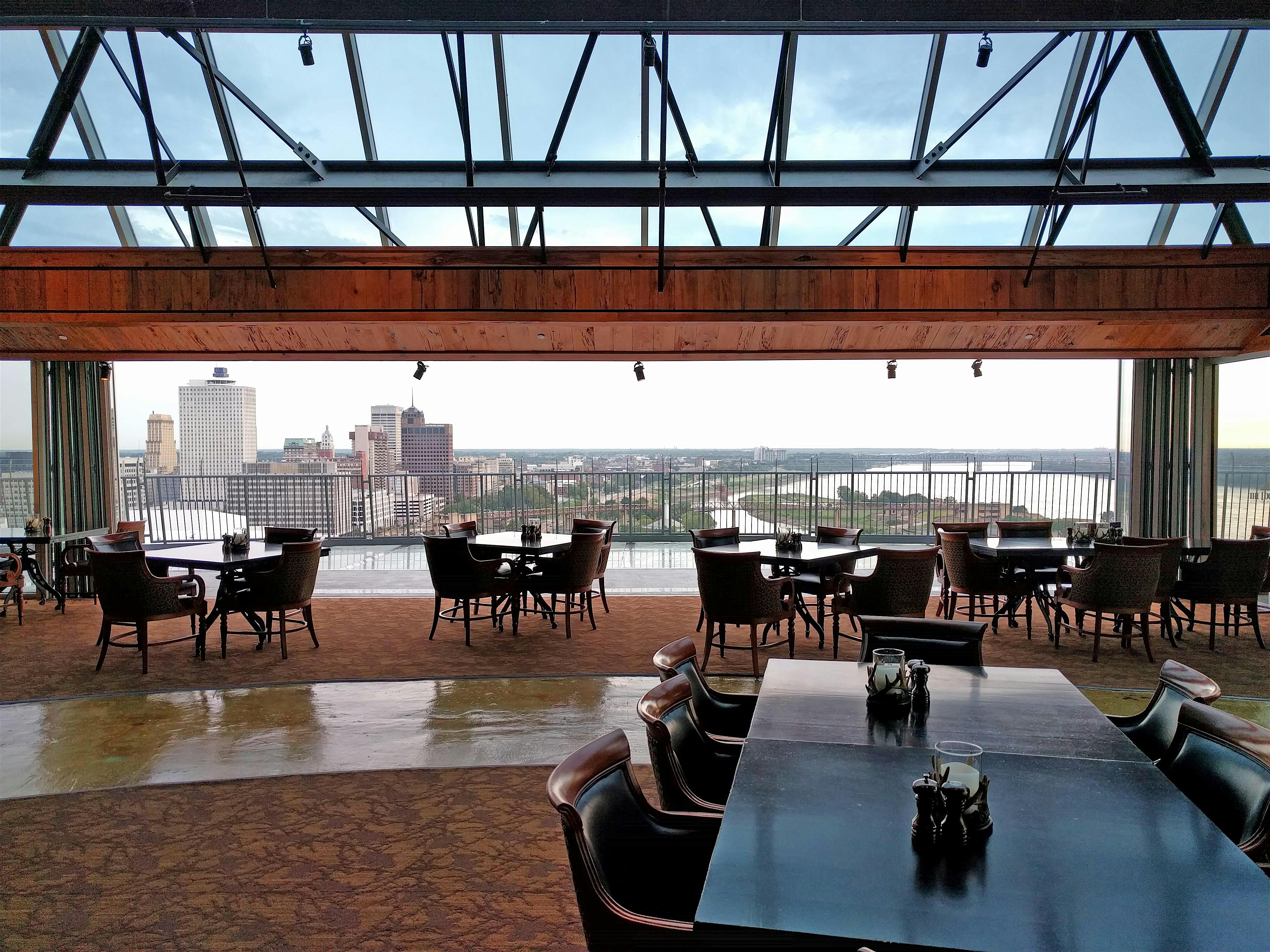 NanaWall SL70 opening glass wall systems at The Lookout Memphis