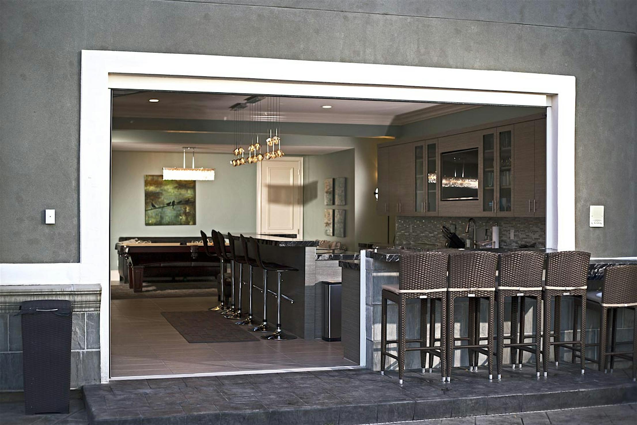 NanaWall sliding Glass window door system
