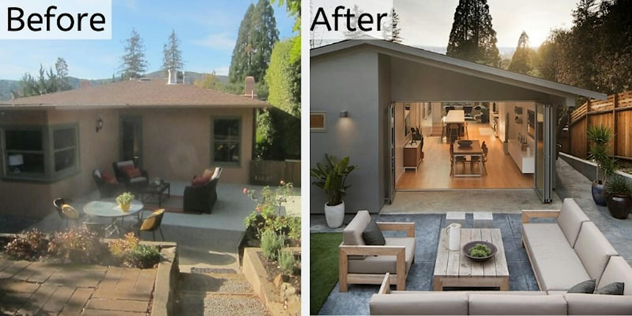 before-after-of-folding-glass-wall-installation