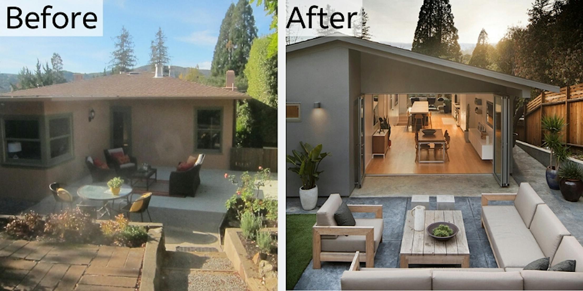 a remodel that transforms a home increasing indoor/outdoor lifestyle