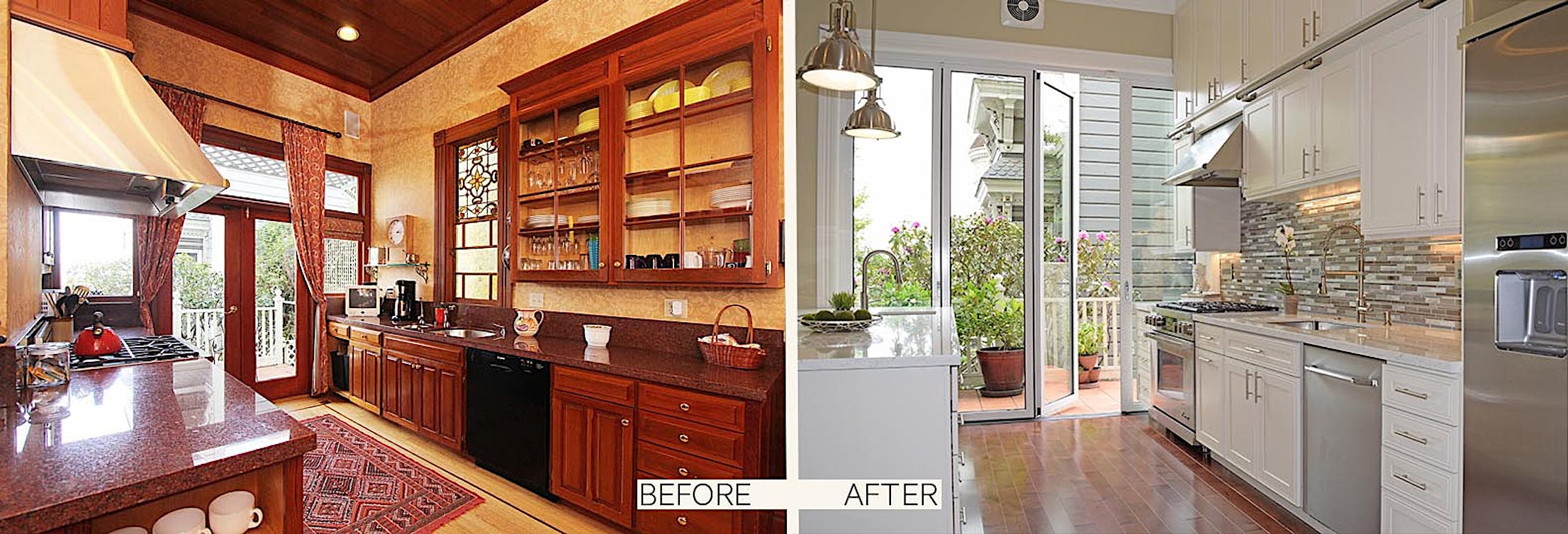 Painted Lady renovation with NanaWall folding glass wall