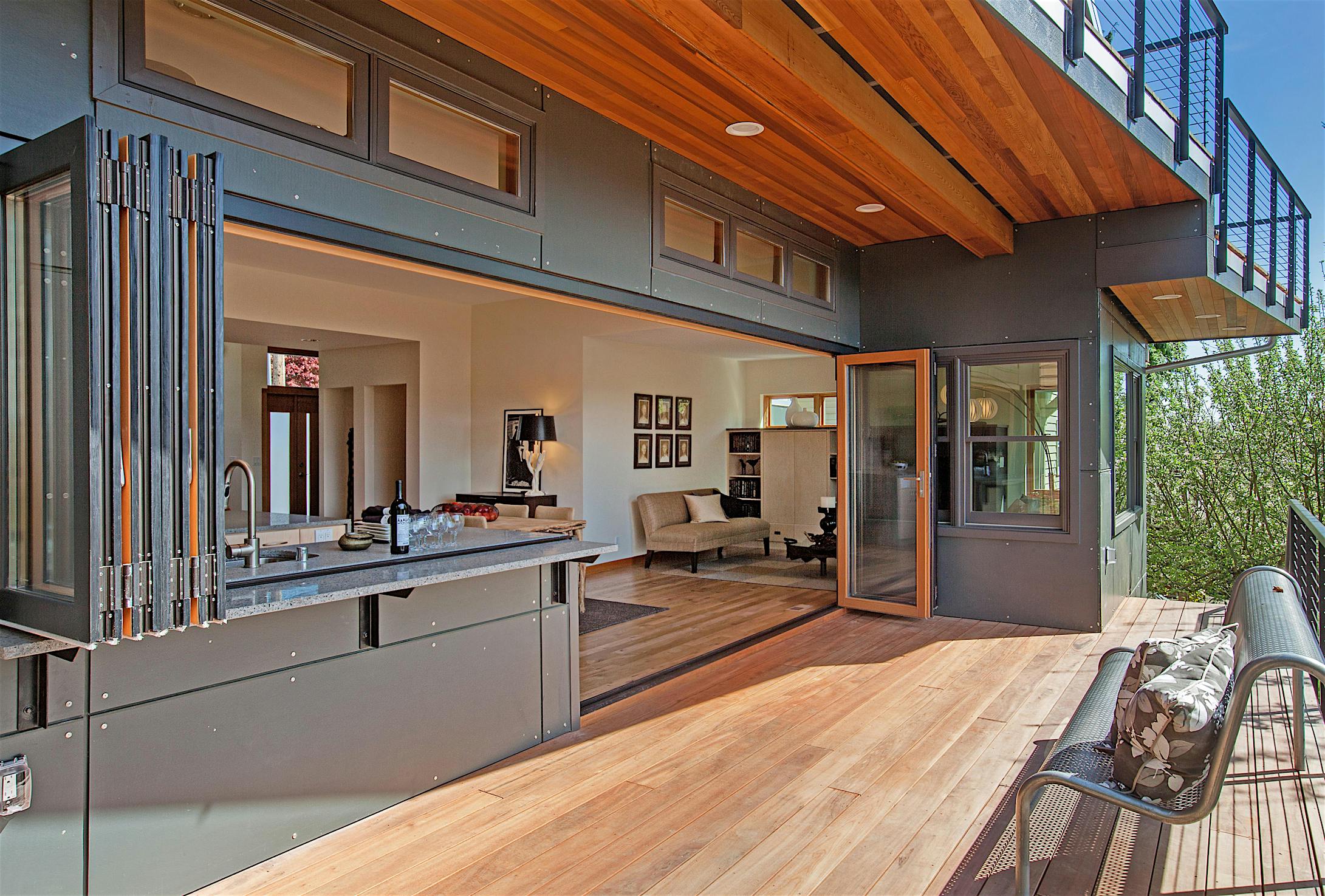 NanaWall Bi-folding glass walls