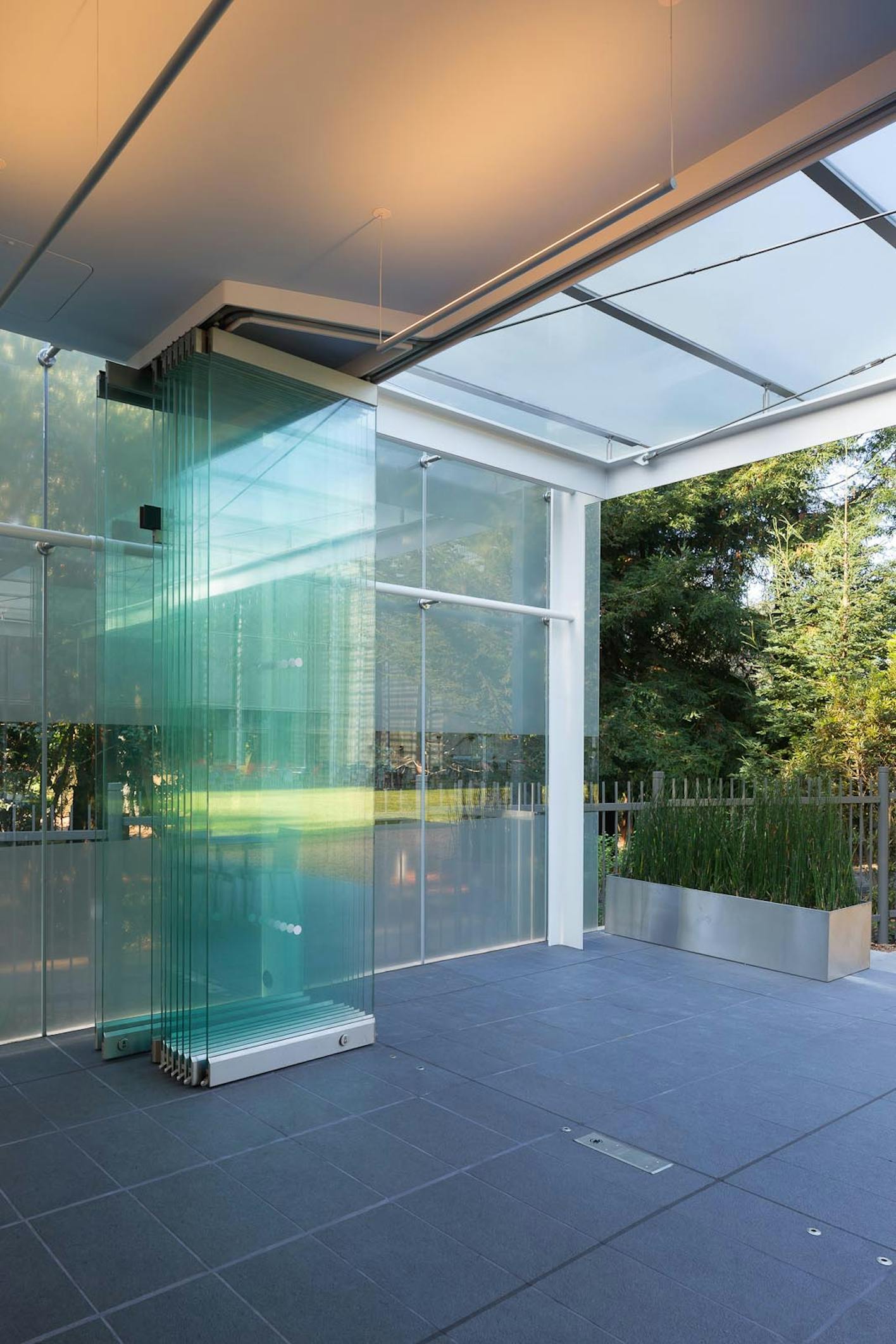 NanaWall frameless sliding glass wall system