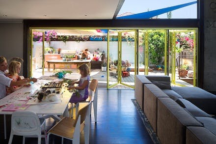 NanaWall folding glass door