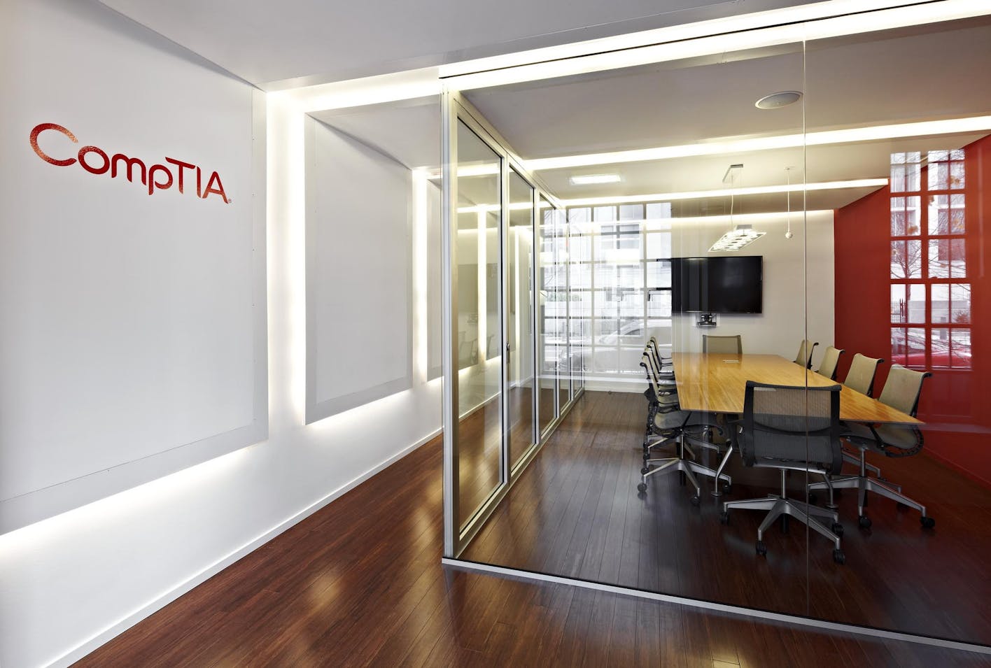 Modern Conference Rooms at CompTIA Office