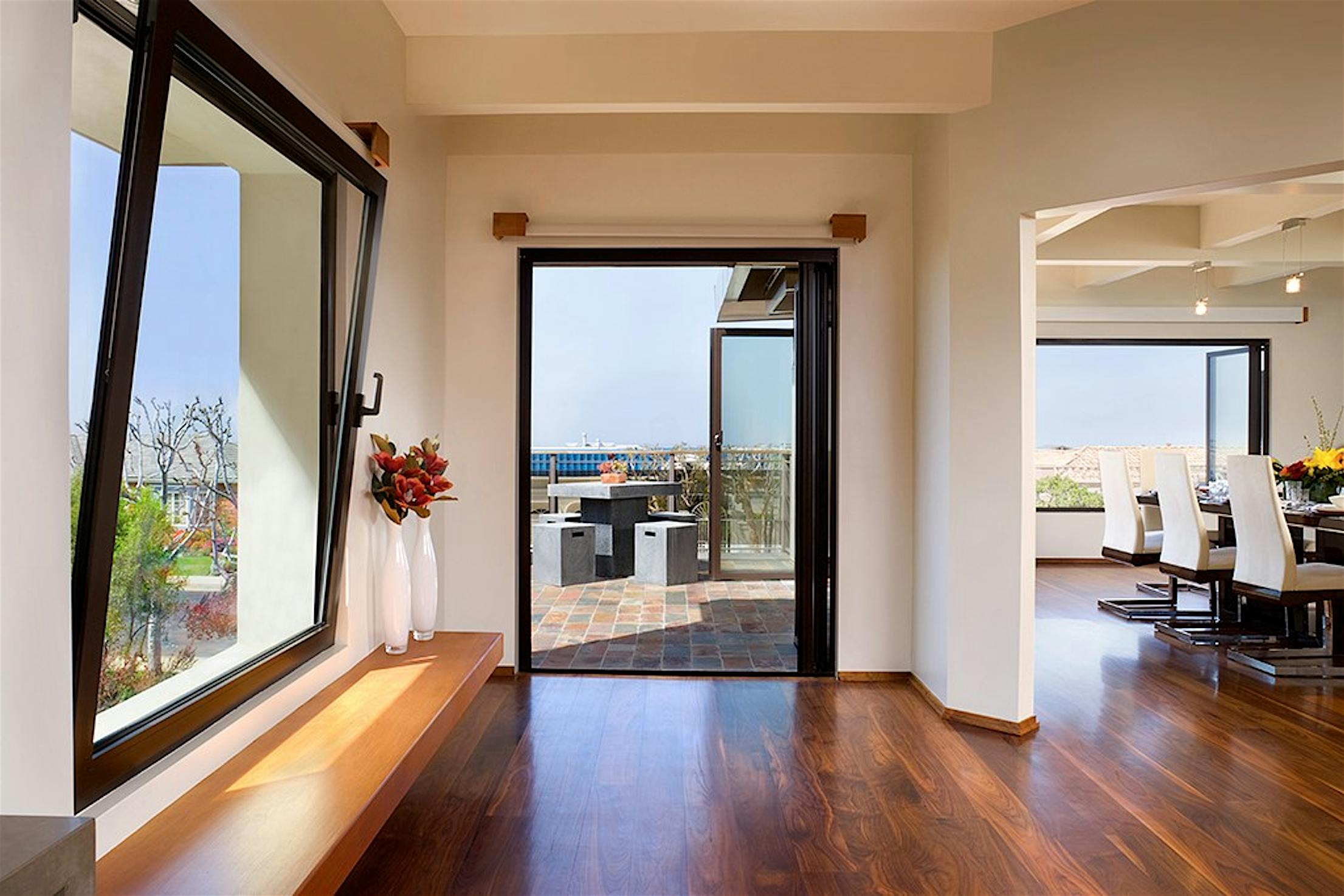 NanaWall aluminum framed folding glass walls