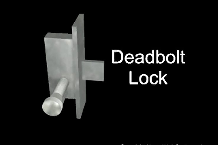 Deadbolt Lock Animation