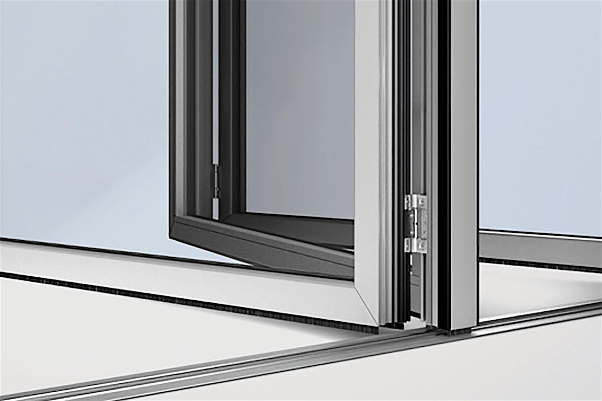 Running Post Design for SL70 Folding Glass Wall System