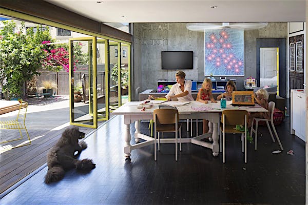 Finish Options - A kid-Friendly living space for work and play - powder coated folding walls