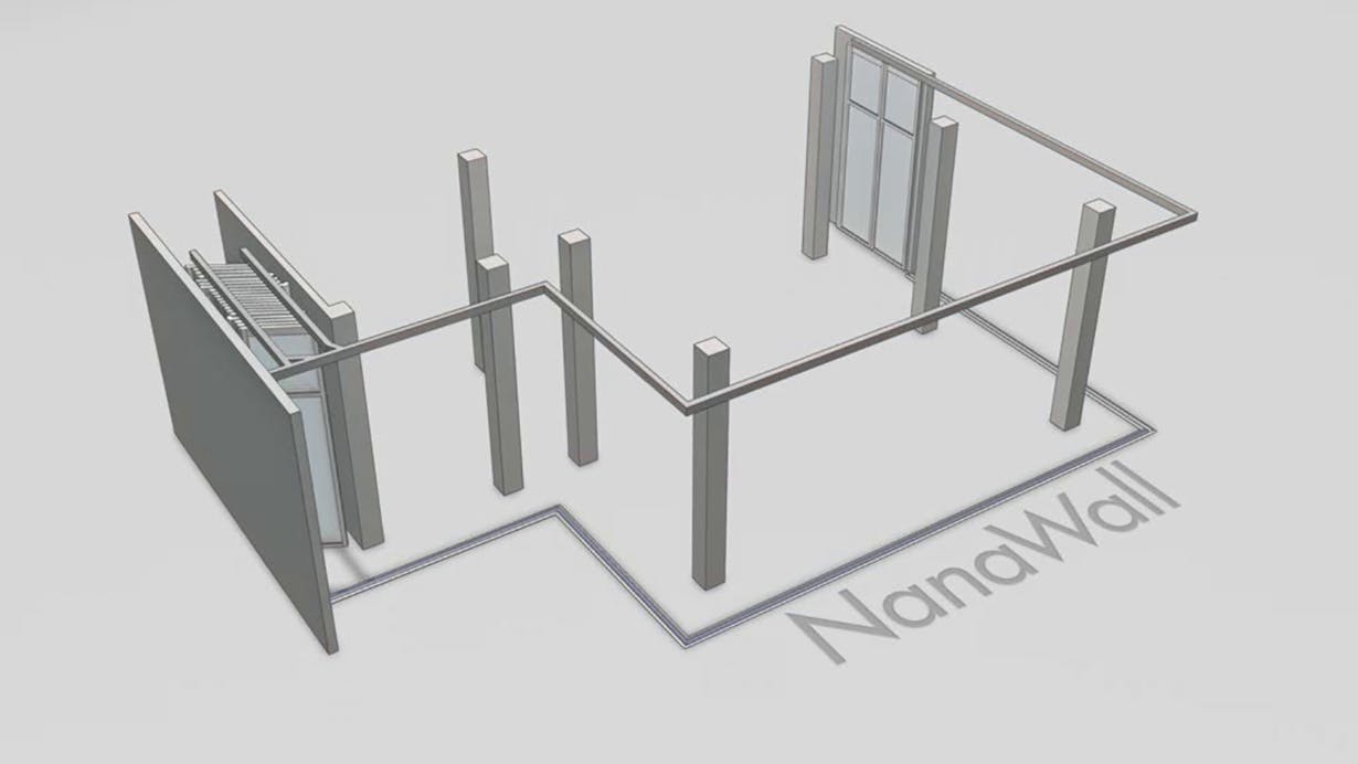 NanaWall HSW60 Lincoln Residence Animation