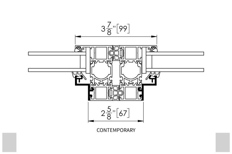 Contemporaty steel look