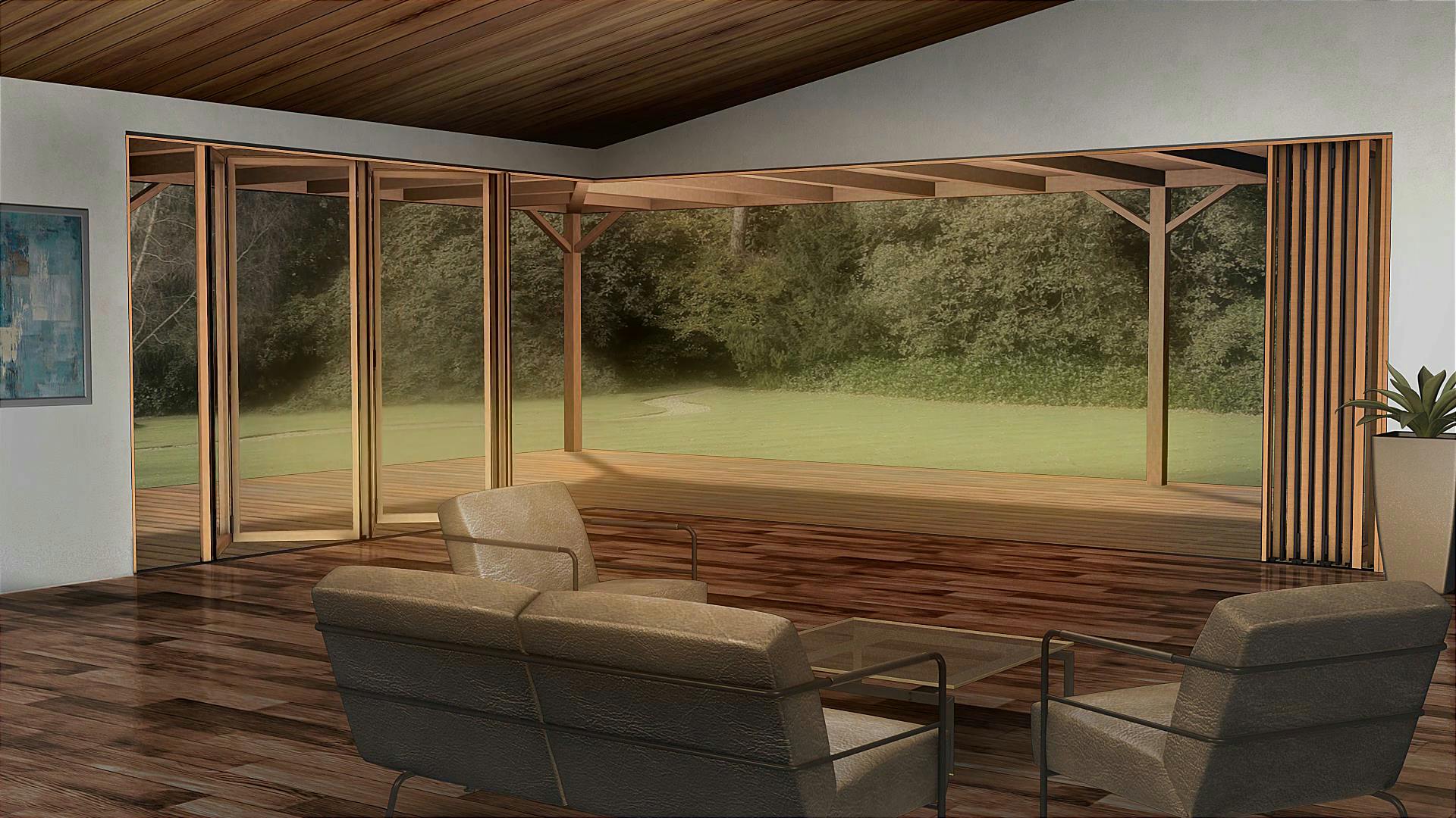 NanaWall NW Wood540 Fourfold-Sixfold Animation