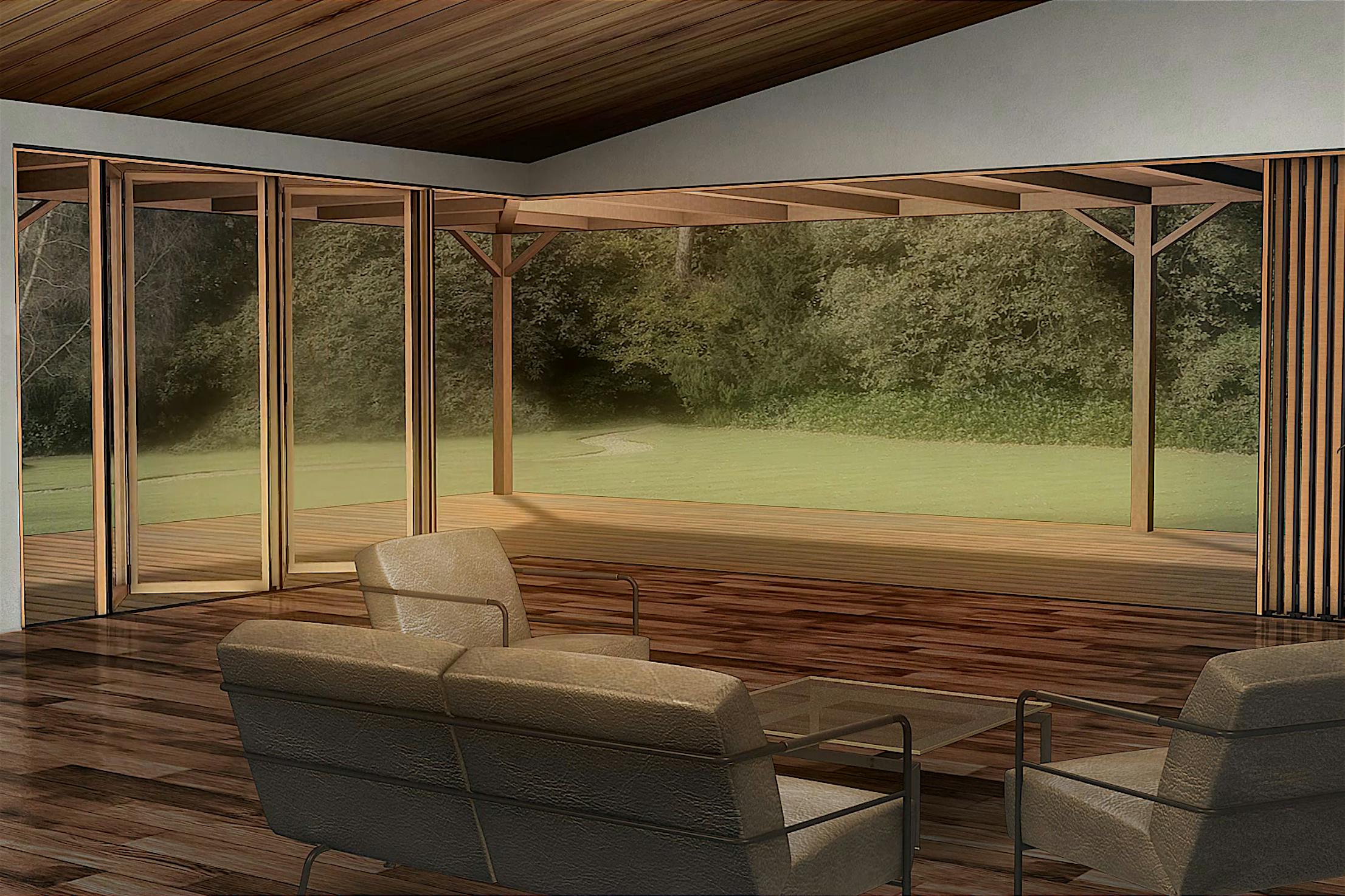 NanaWall NW Wood540 Fourfold-Sixfold Animation