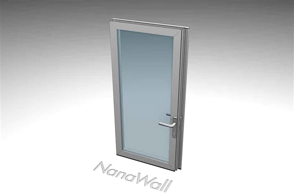 Glass walls multi-point locking animation