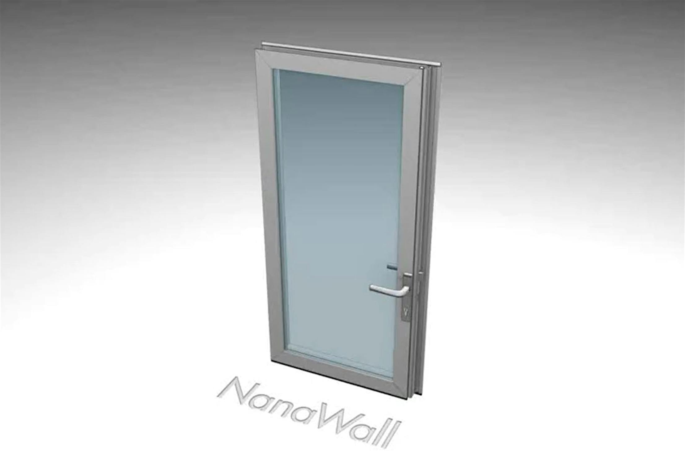 Glass walls multi-point locking animation