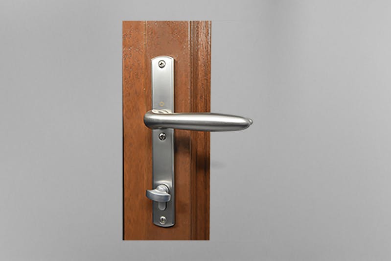 Solid Brass Lever-Satin Nickel Handle