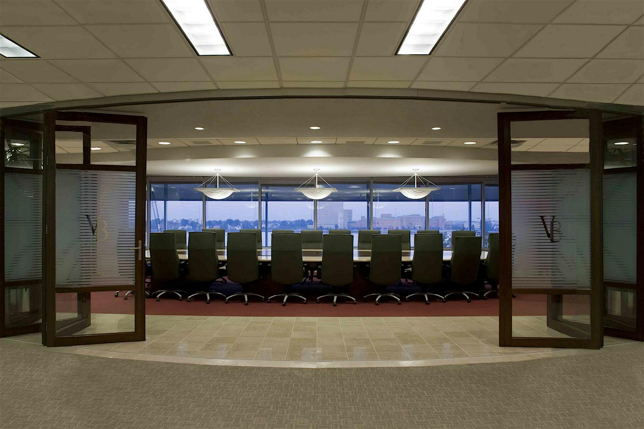 Segmented folding doors