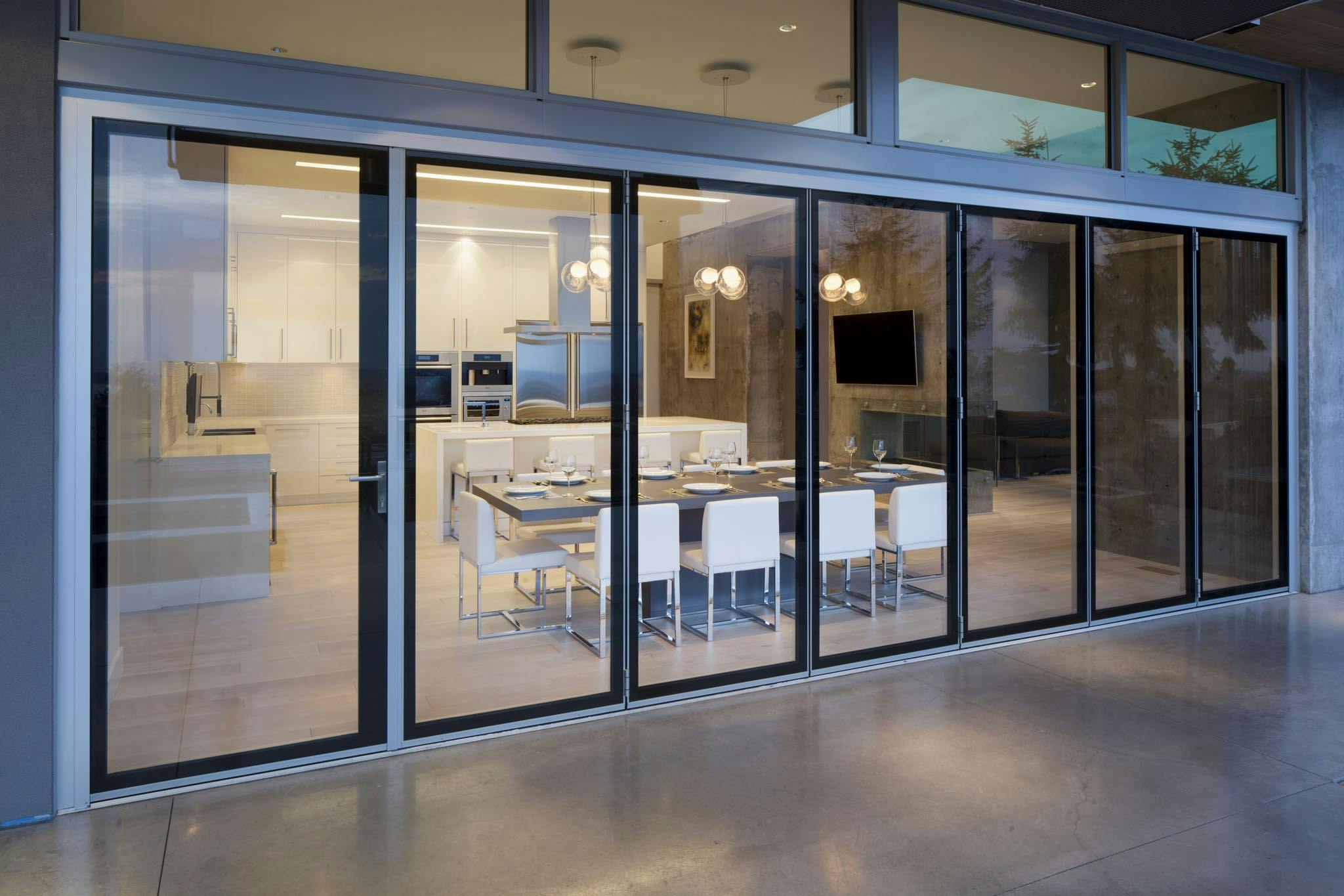 Folding Patio Glass Doors NanaWall   2048x1365 SL82 Burnaby Residence BC 19 