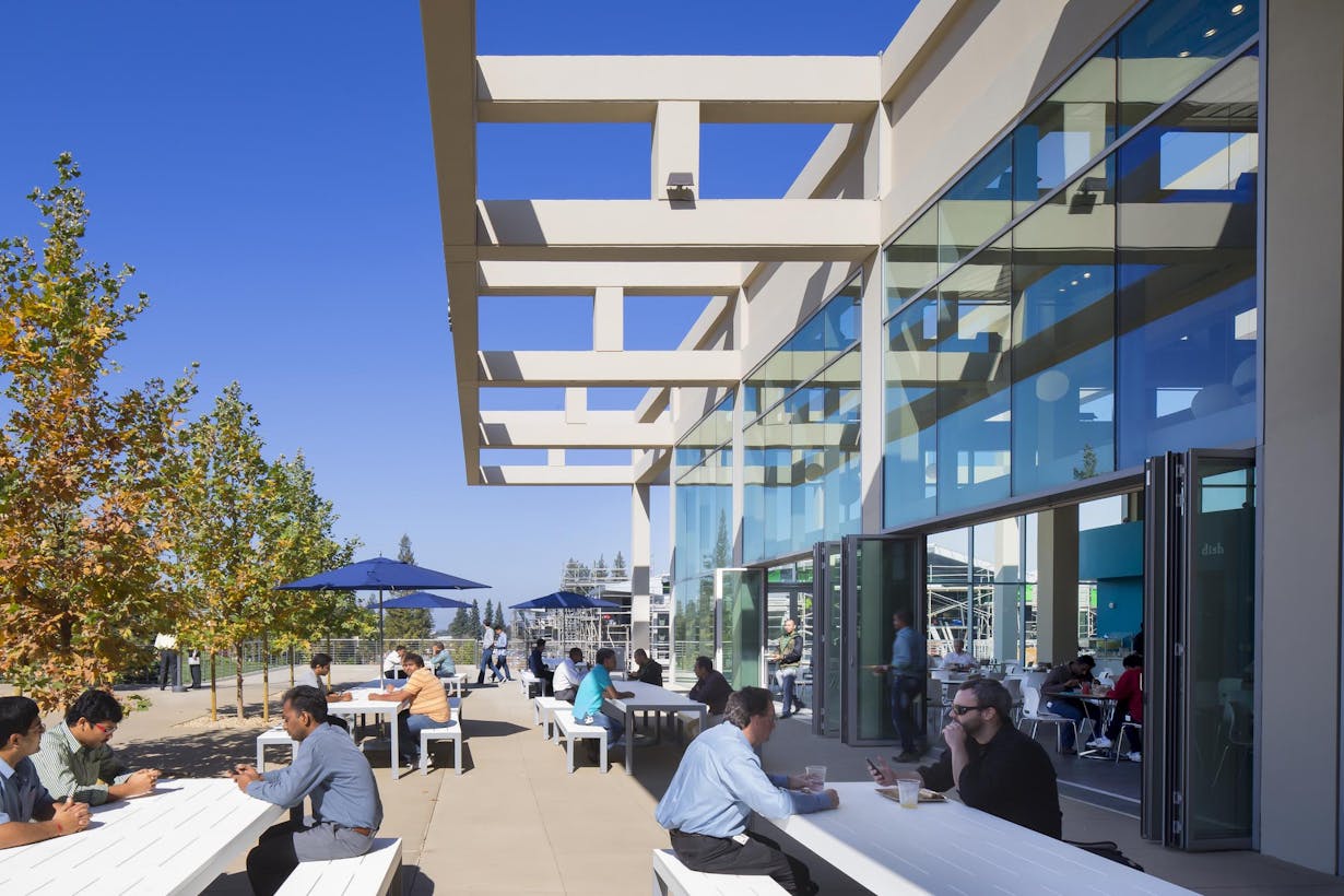 Outdoor Workspace and Social Area Glass Walls - Folding