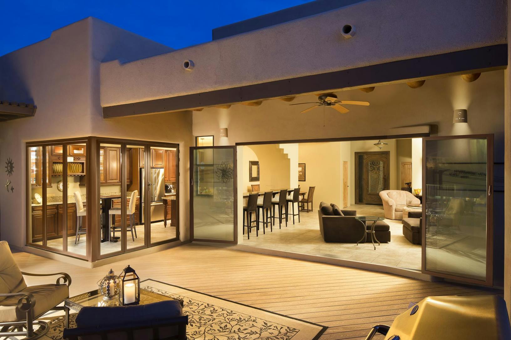 SL45 residential folding patio doors in Mesa, AR