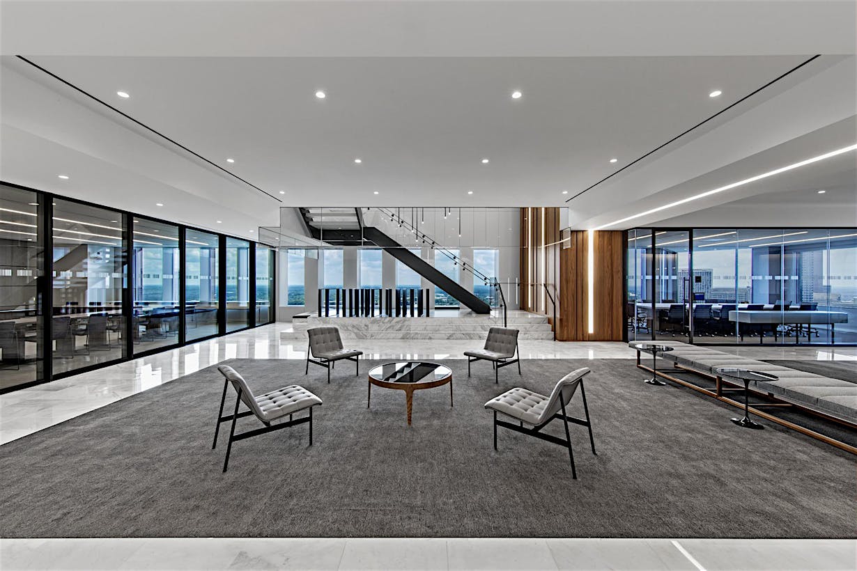 Workspace flexibility with sliding glass wall