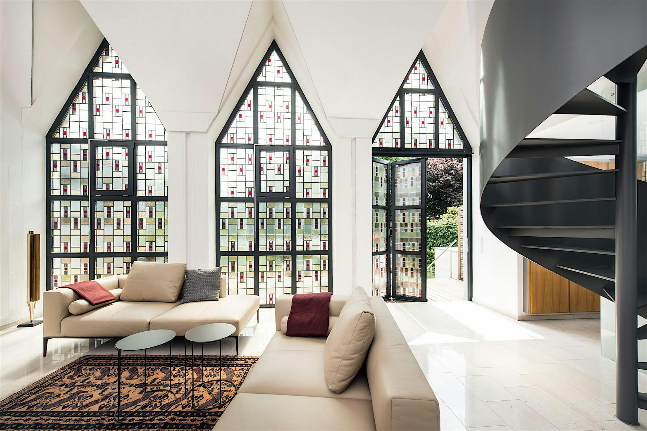 SL60 customized art glass - folding glass wall interior