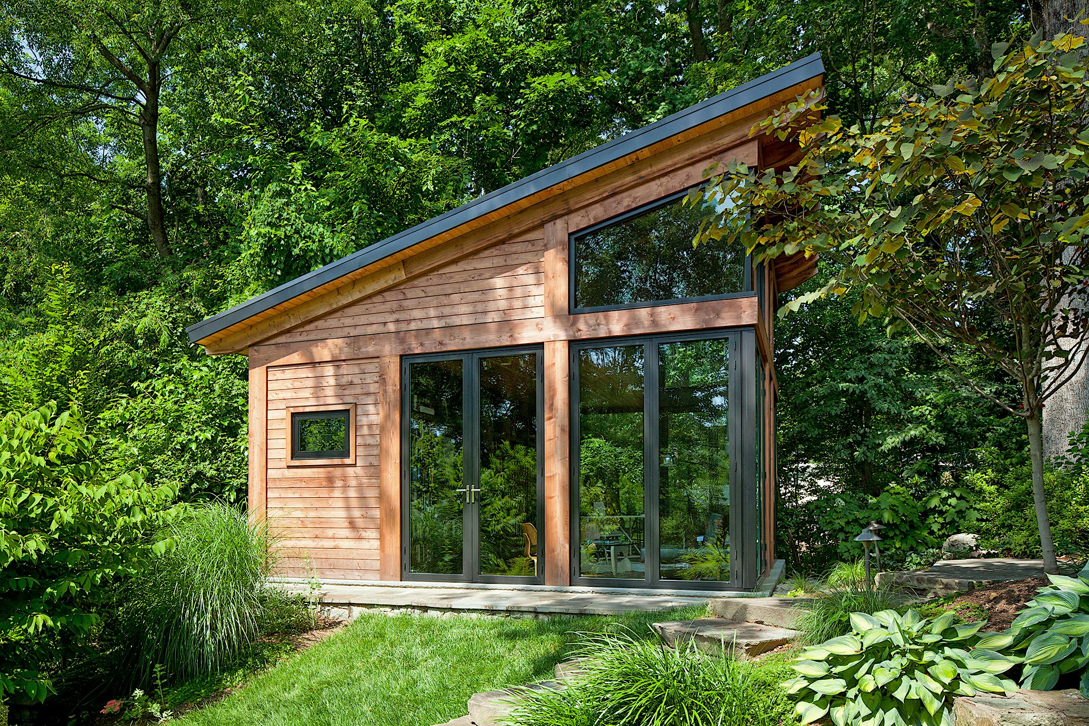 Writers Studio Virginia ADU - Glass Walls