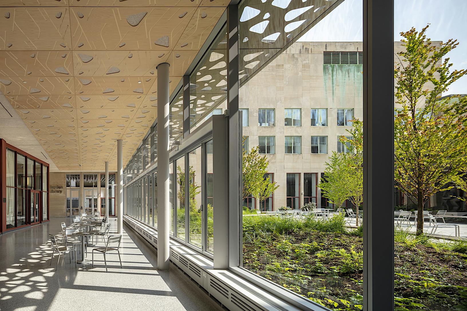 MIT Hayden Library Folding Windows