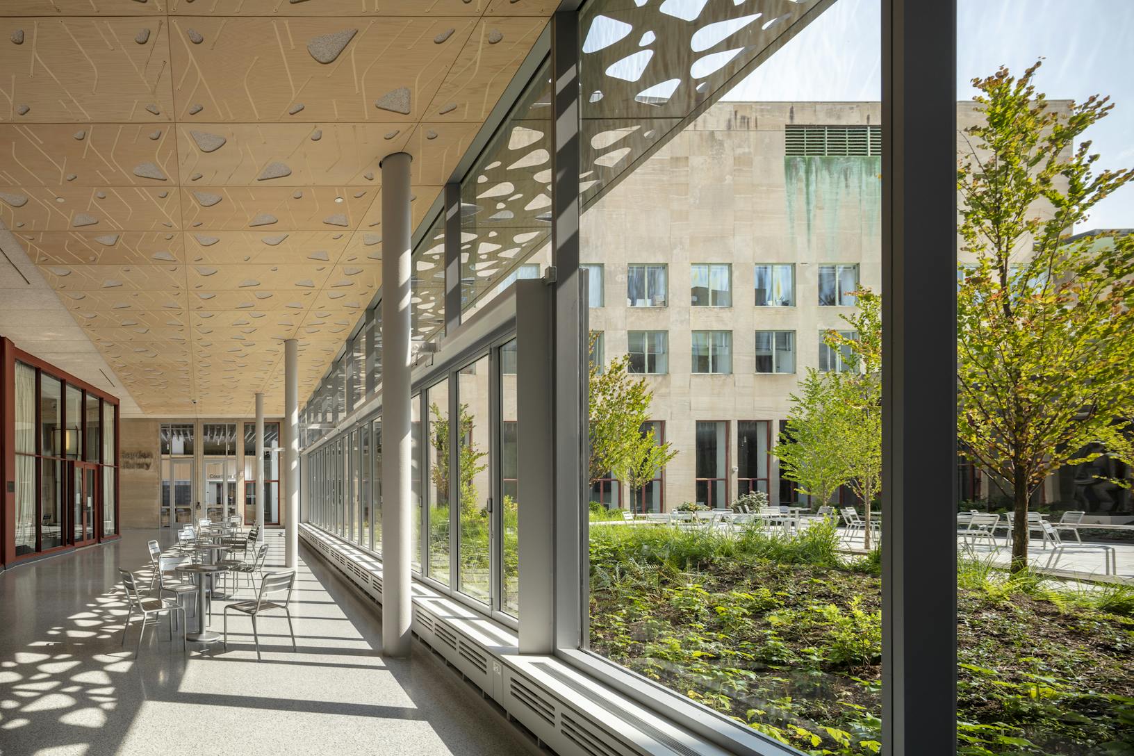 MIT Hayden Library Folding Windows