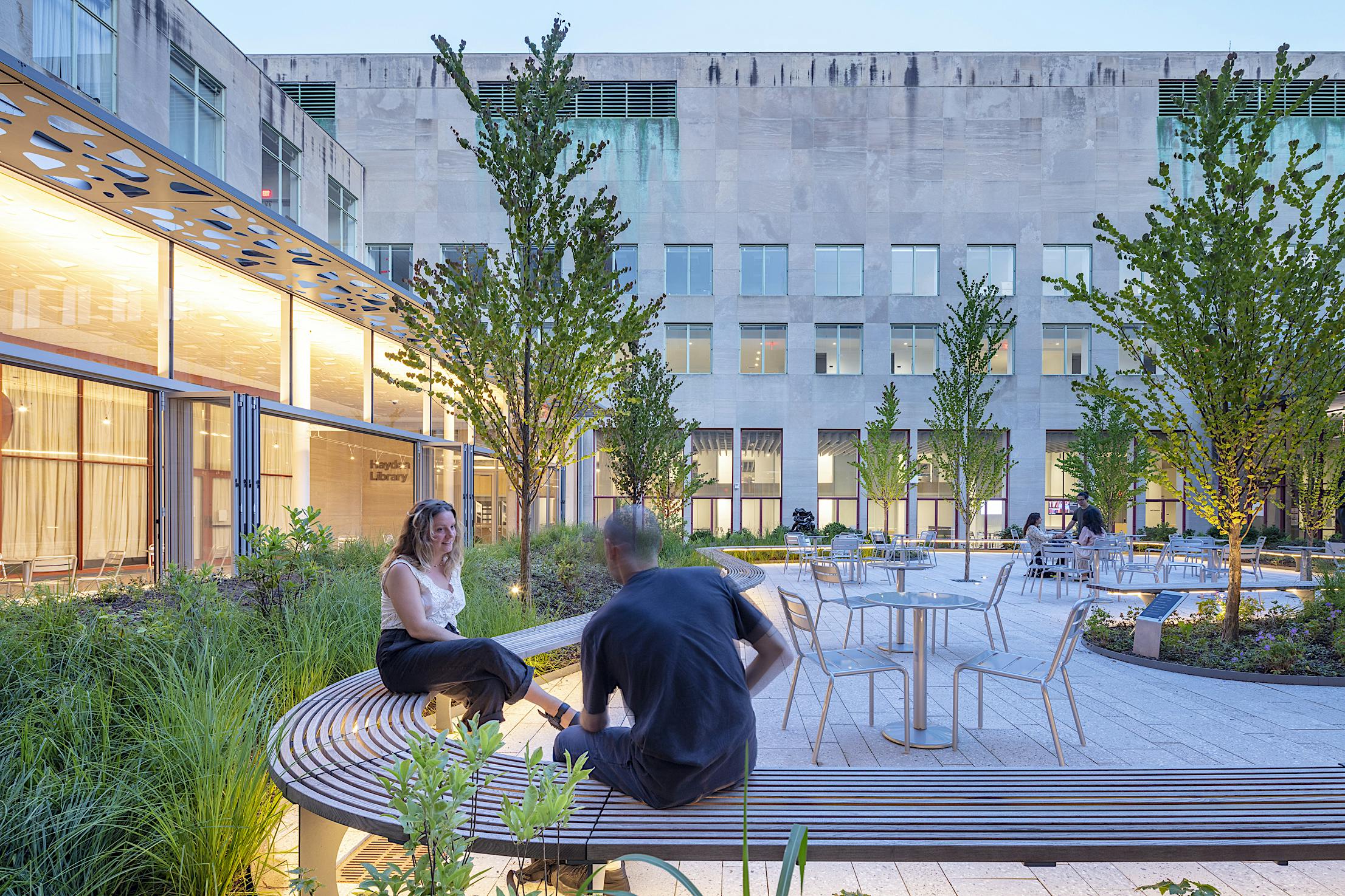 MIT Hayden Library Folding Glass Walls