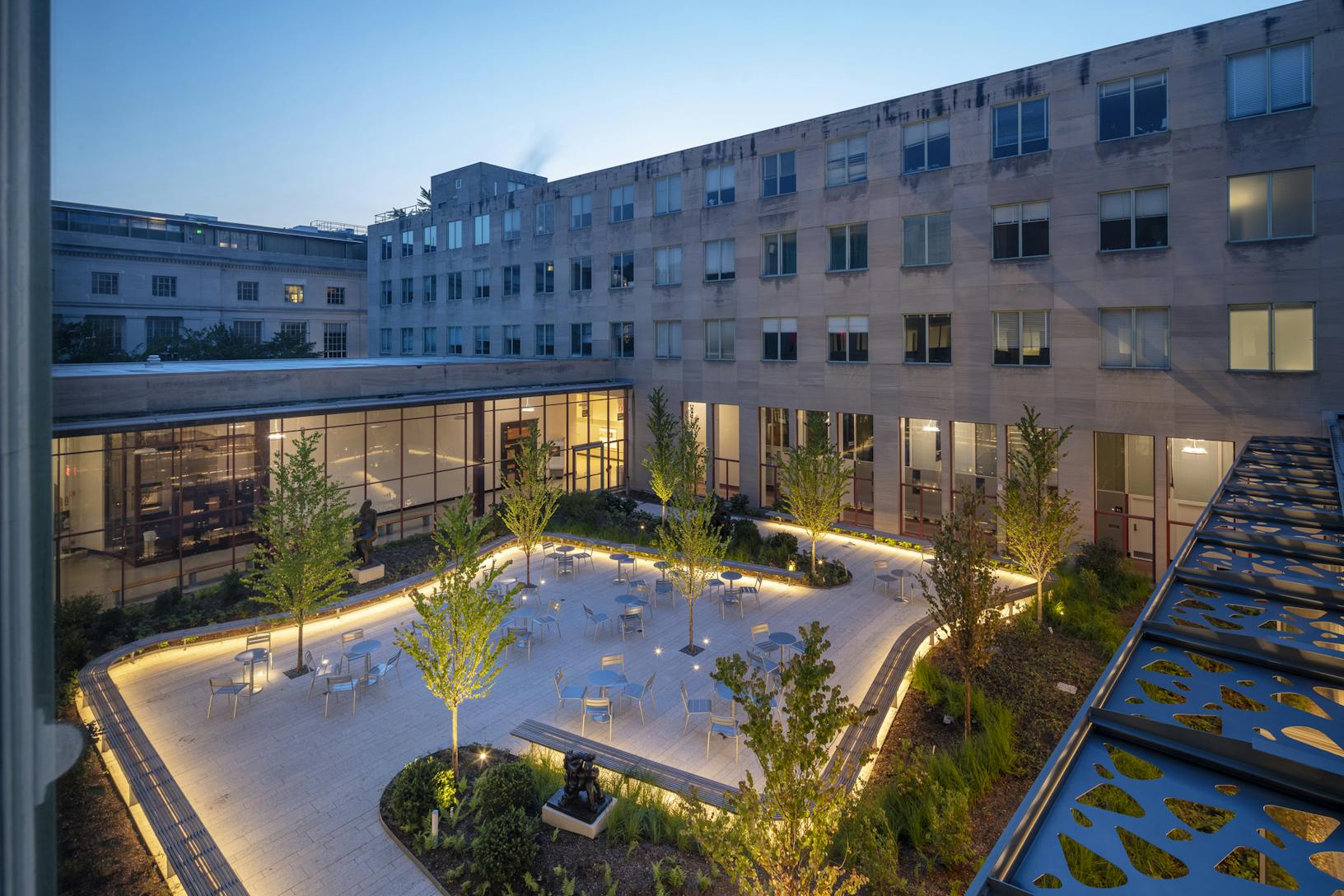 MIT Hayden Library Folding Glass Walls 