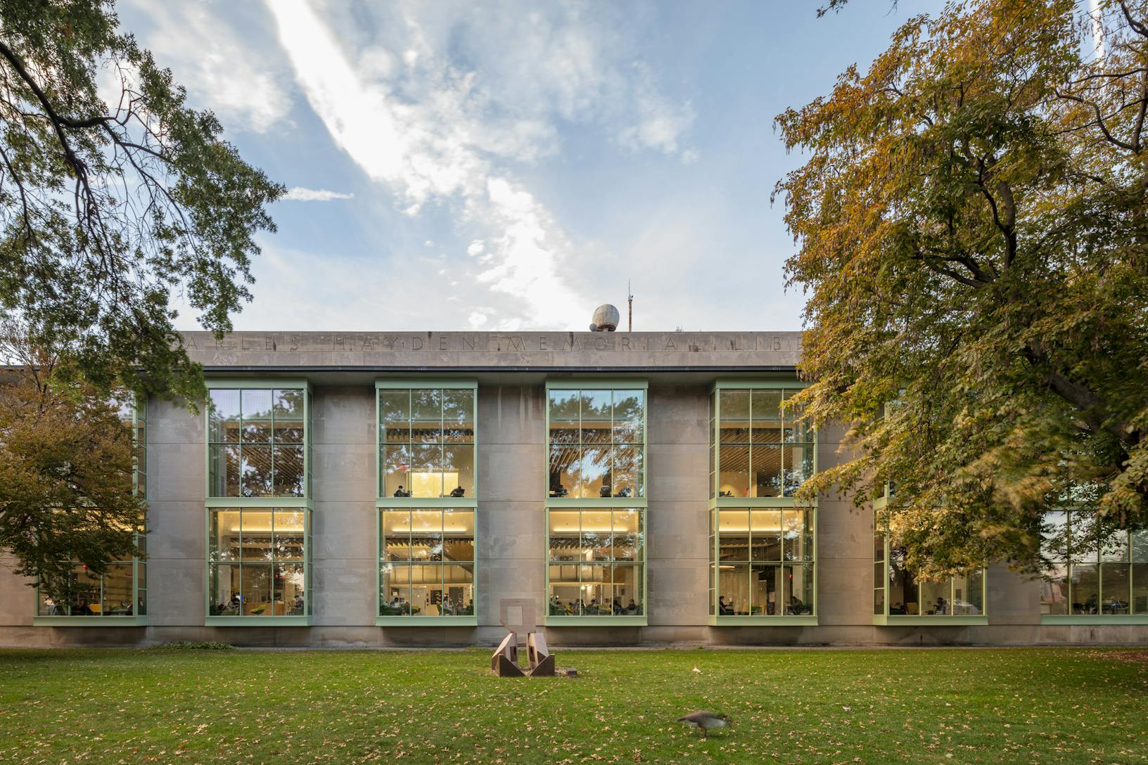 MIT Hayden Library Folding Glass Walls 