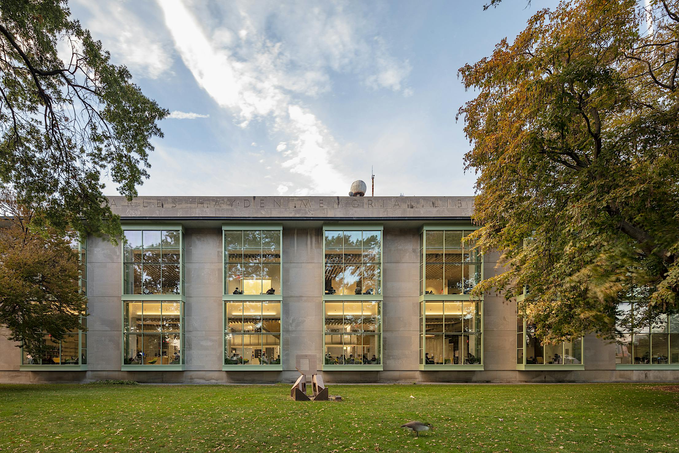 MIT Hayden Library Folding Glass Walls
