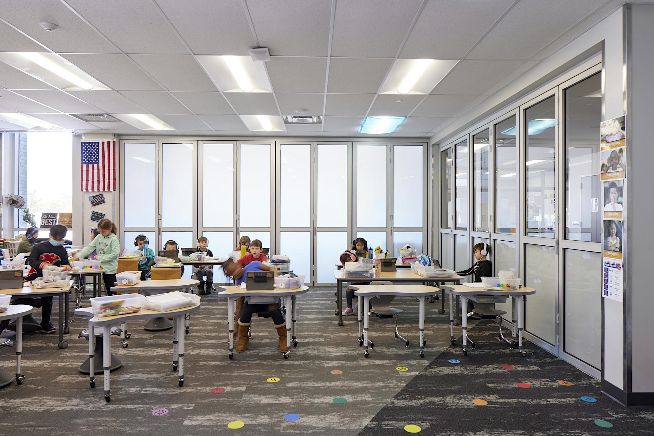 Centerview Elementary Classroom Glass Walls