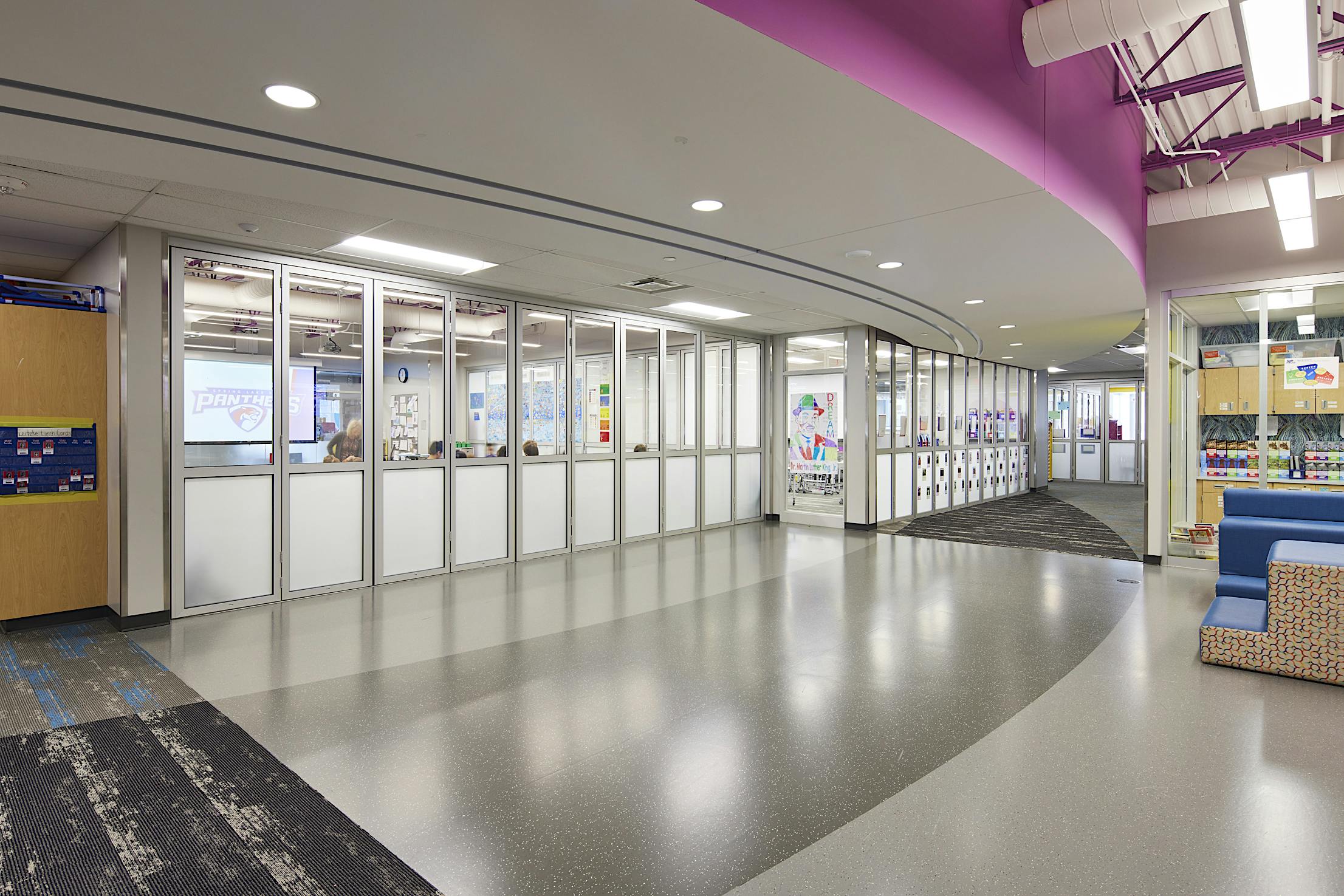 Centerview Elementary Classroom Glass Walls