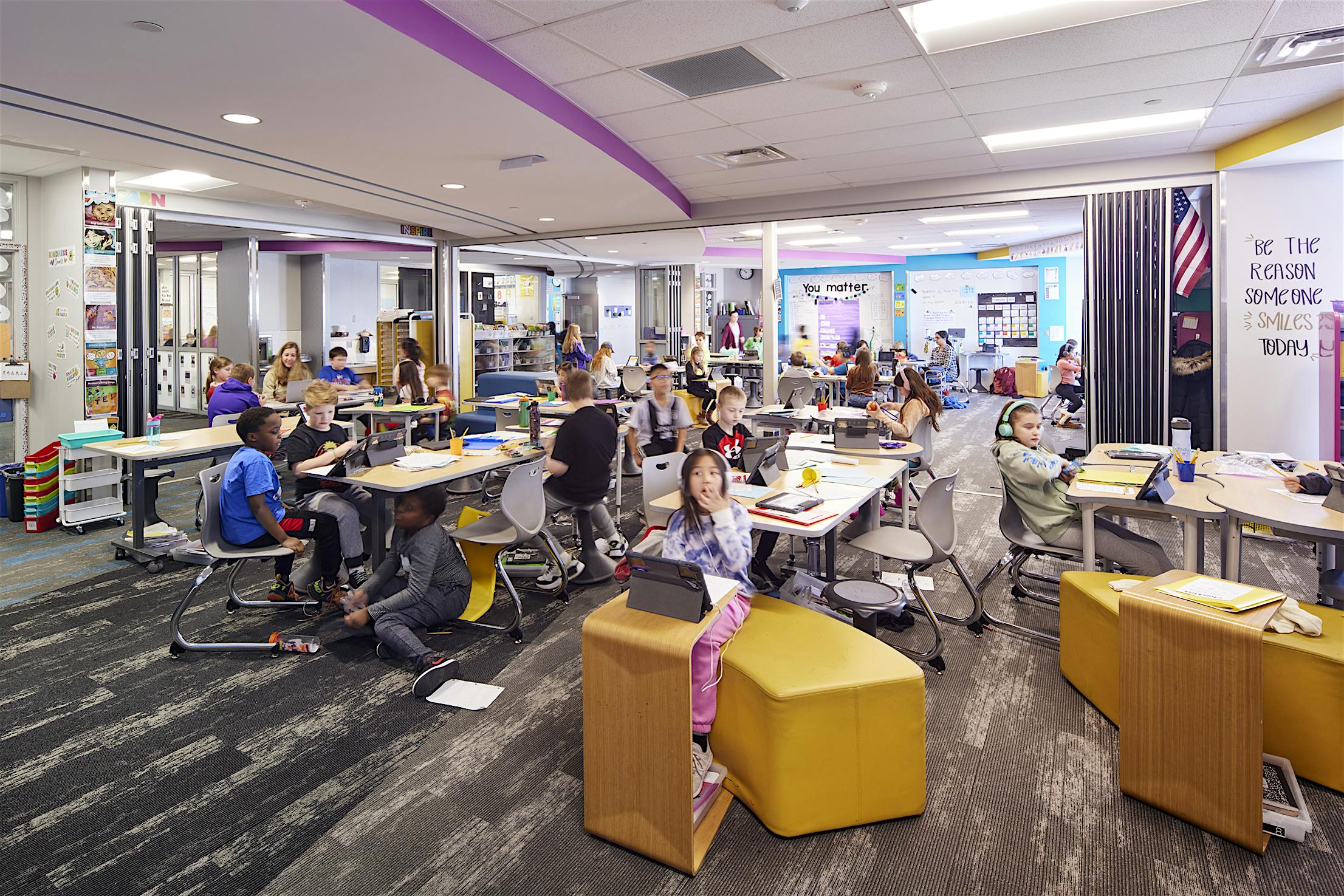 Centerview Elementary Classroom Glass Walls