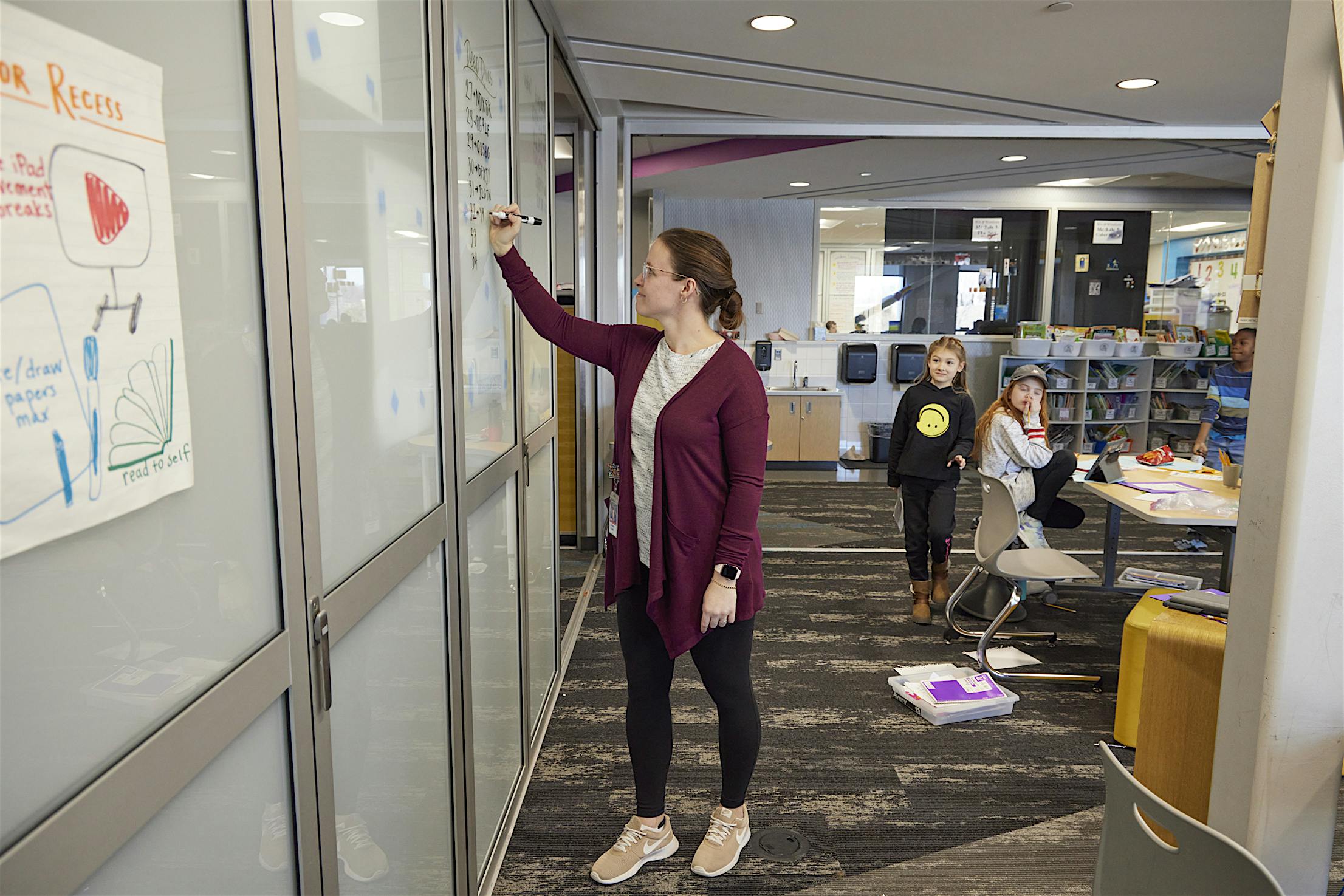 Centerview Elementary Classroom Glass Walls