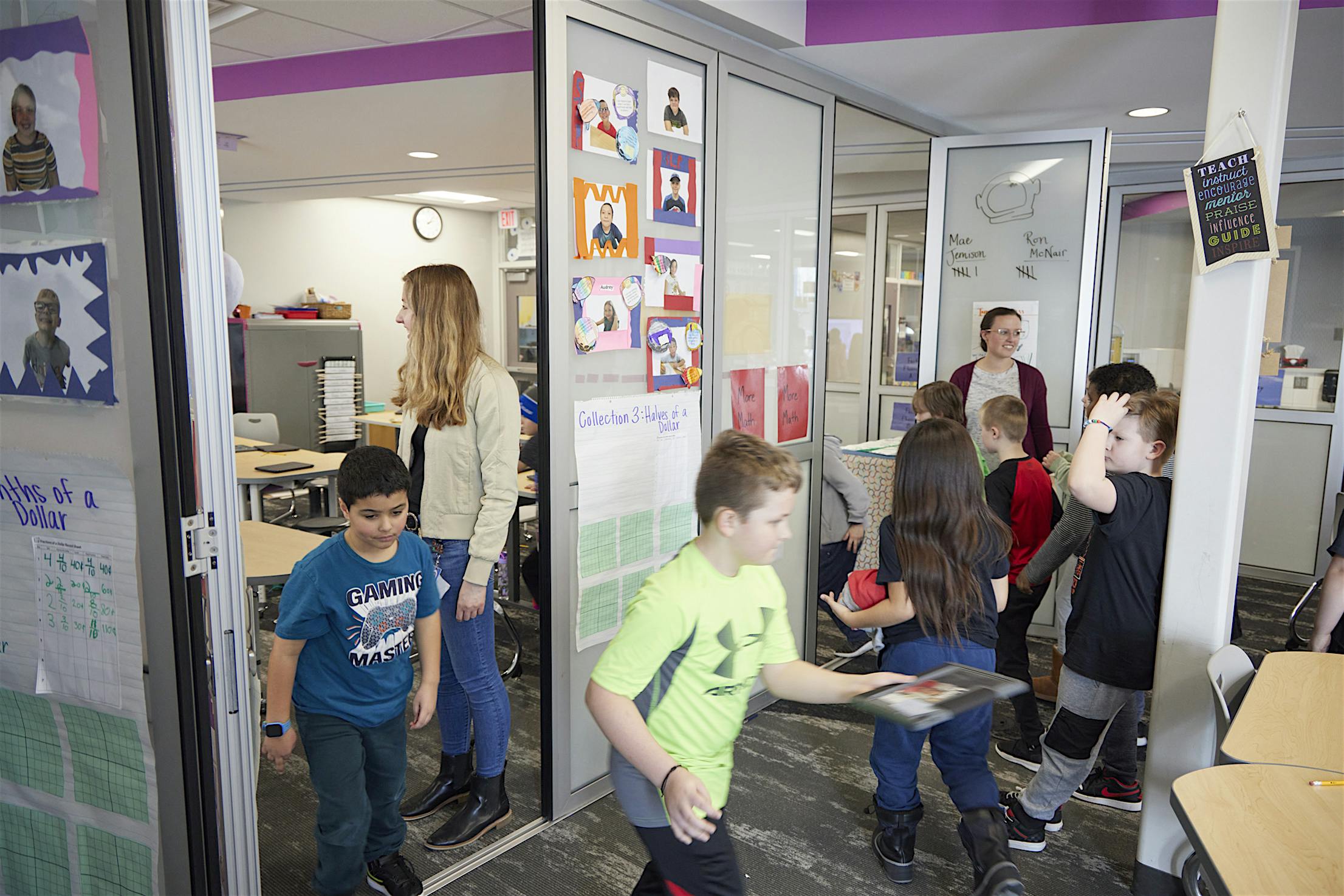 Centerview Elementary Classroom Glass Walls